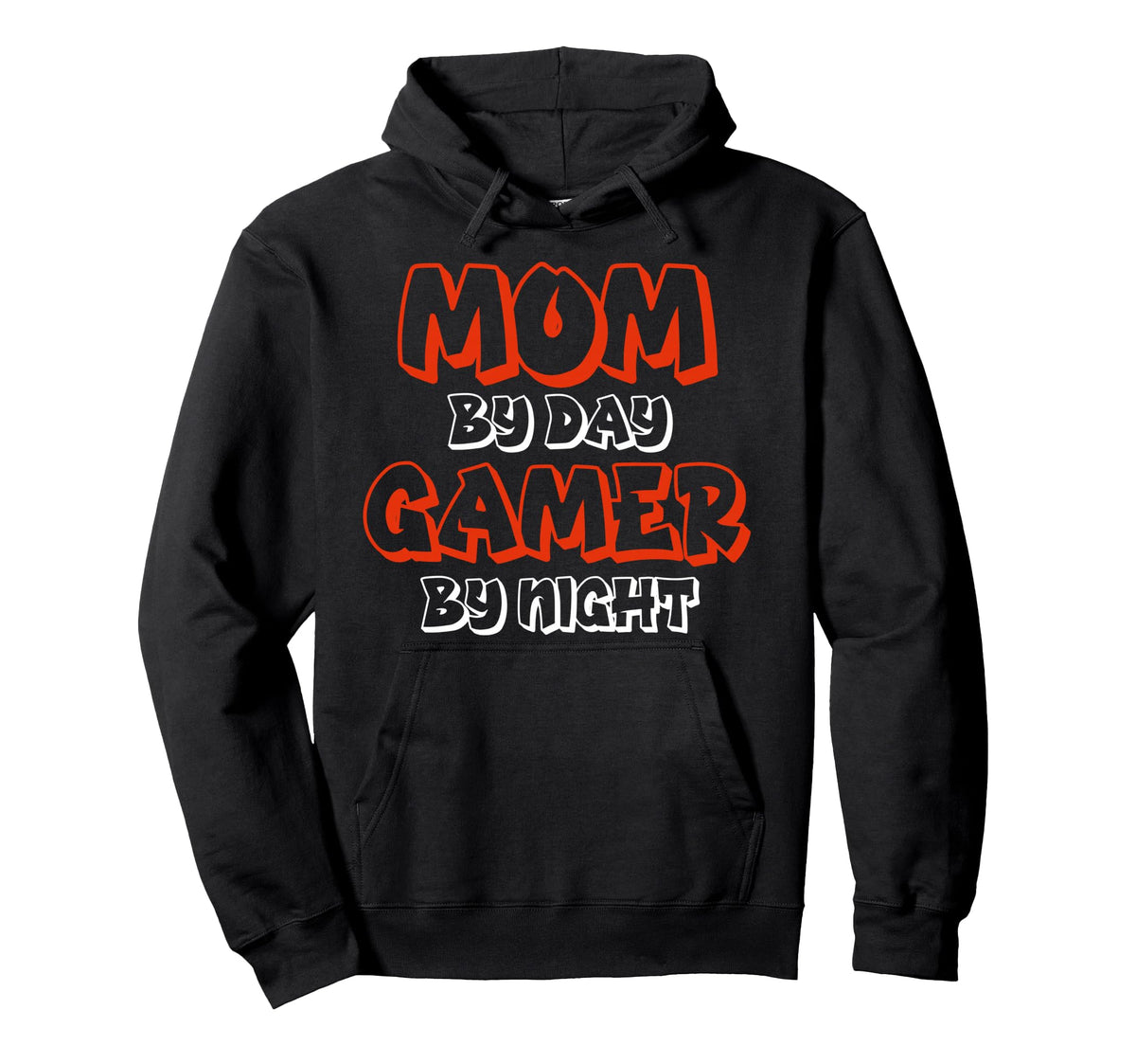 Mom Day Gamer Night Funny Video Game Hoodie - Fun Novelty Design for Adults