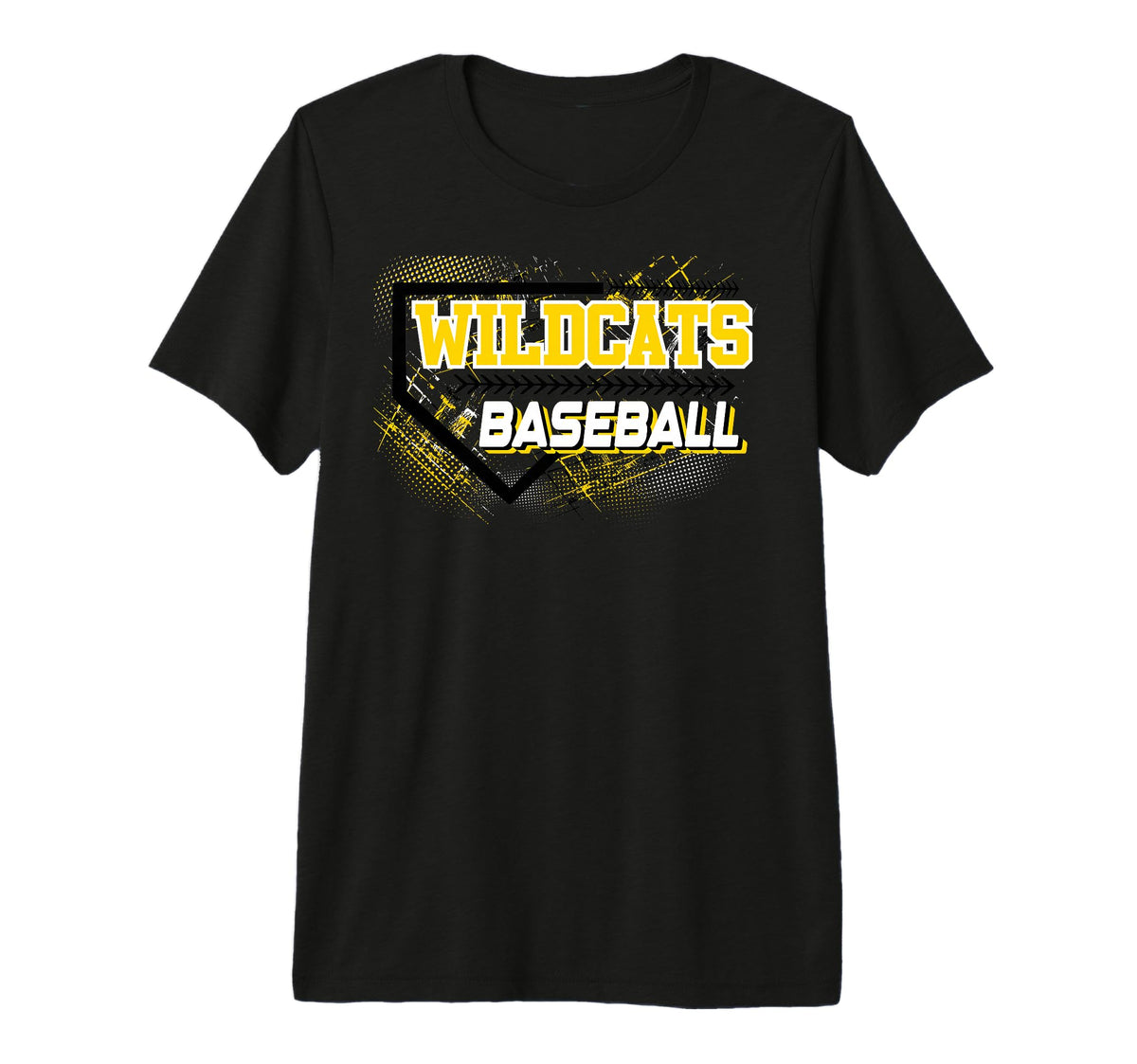 Wildcats Baseball Mom Sports Game T-Shirt - Fun Novelty Design Men Women