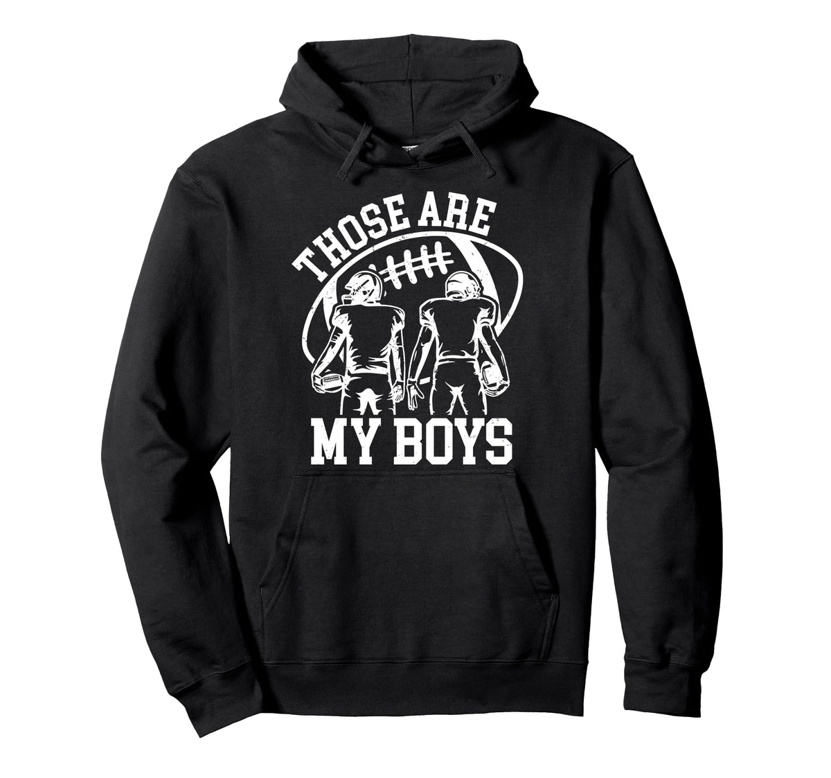 Those Are My Football Mom Mama Game Day Hoodie - Aesthetic Graphic Unisex