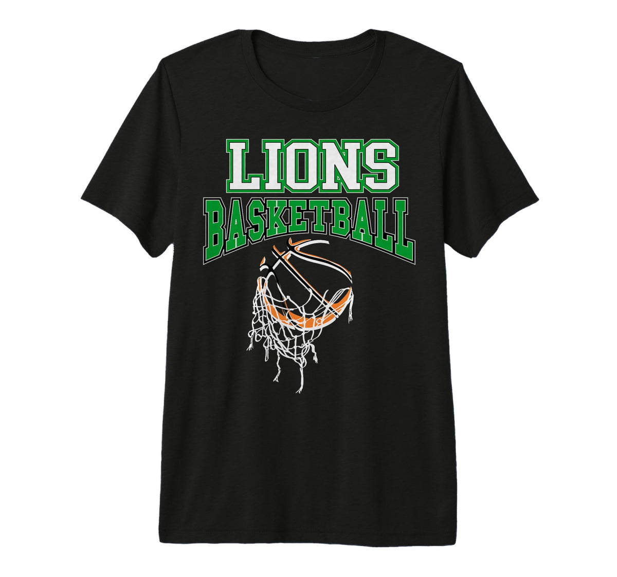 Lions Basketball Mom Green Lion Pride T-Shirt - Unique Graphic Men Women