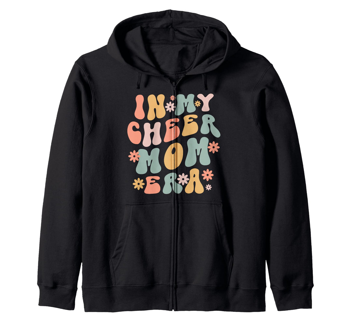 My Cheer Mom Era Groovy Game Day T-Shirt - Custom Art Print Unisex