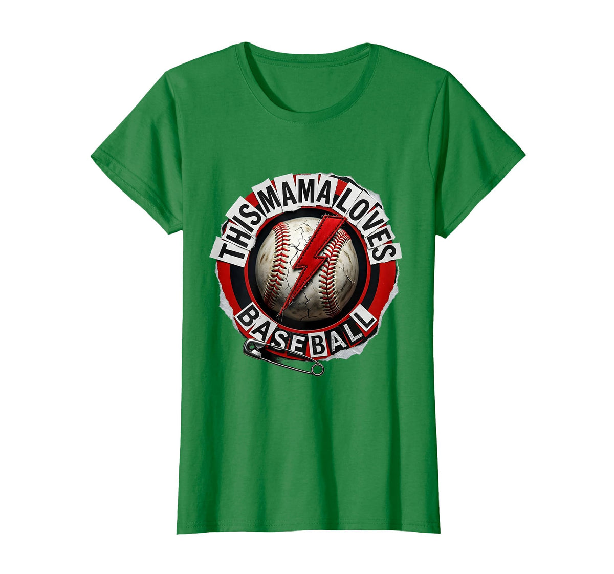 This Mama Loves Baseball Proud Sports T-Shirt - Trendy Graphic for Adults