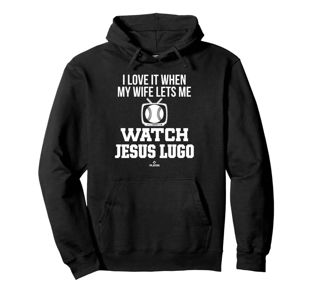 My Wife Lets Me Watch Jesus Lugo Hoodie - Trendy Graphic for Adults