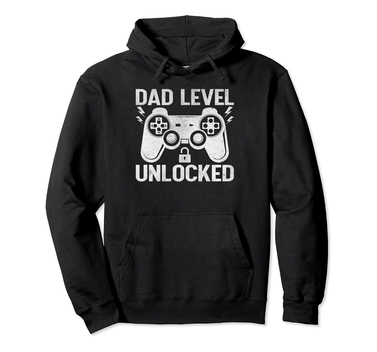 Dad Level Unlocked Gaming Gamer New Dad Hoodie - Trendy Graphic Men Women