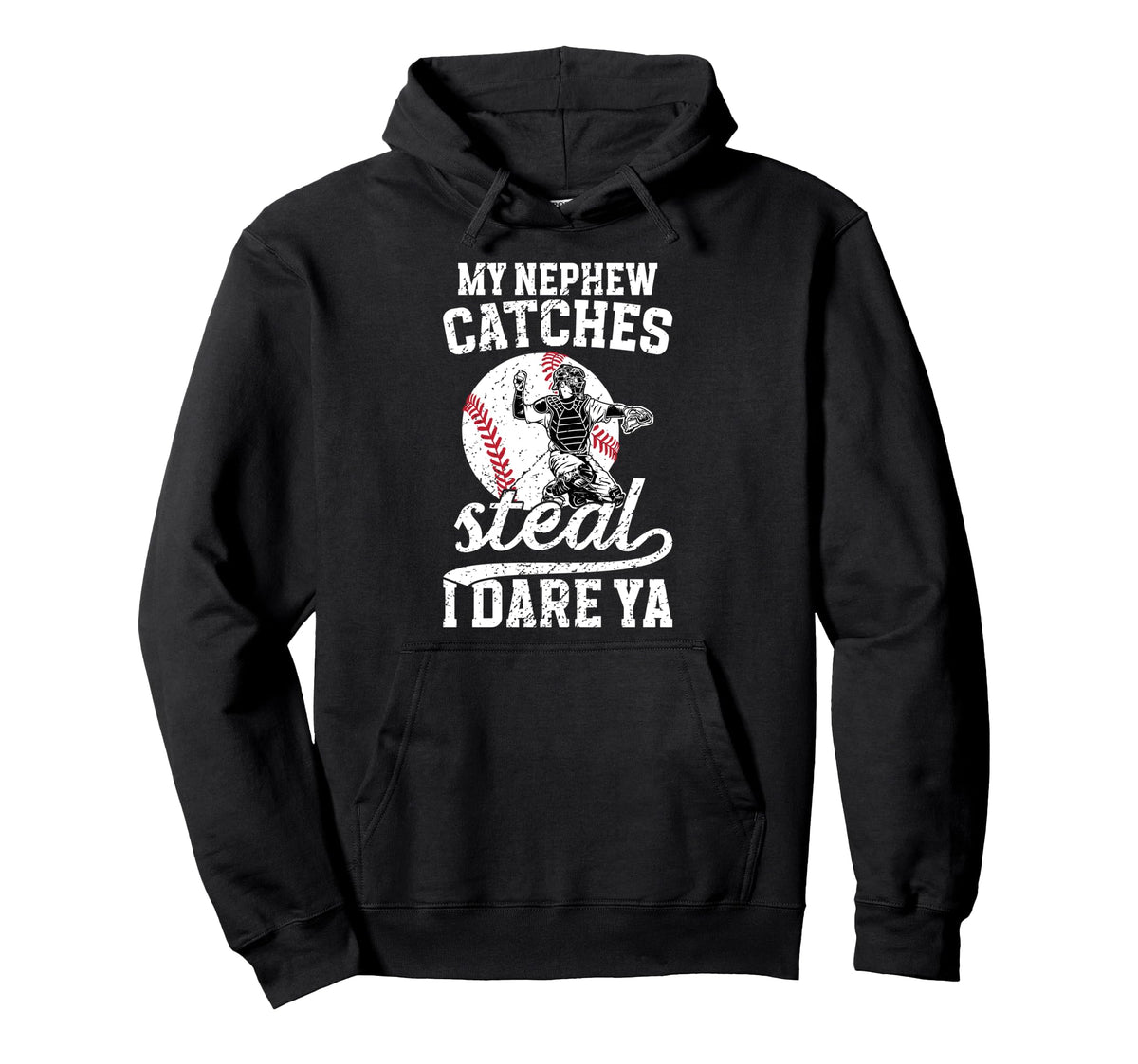 Baseball Catcher Aunt Funny Hoodie - Casual Everyday Wear Men Women