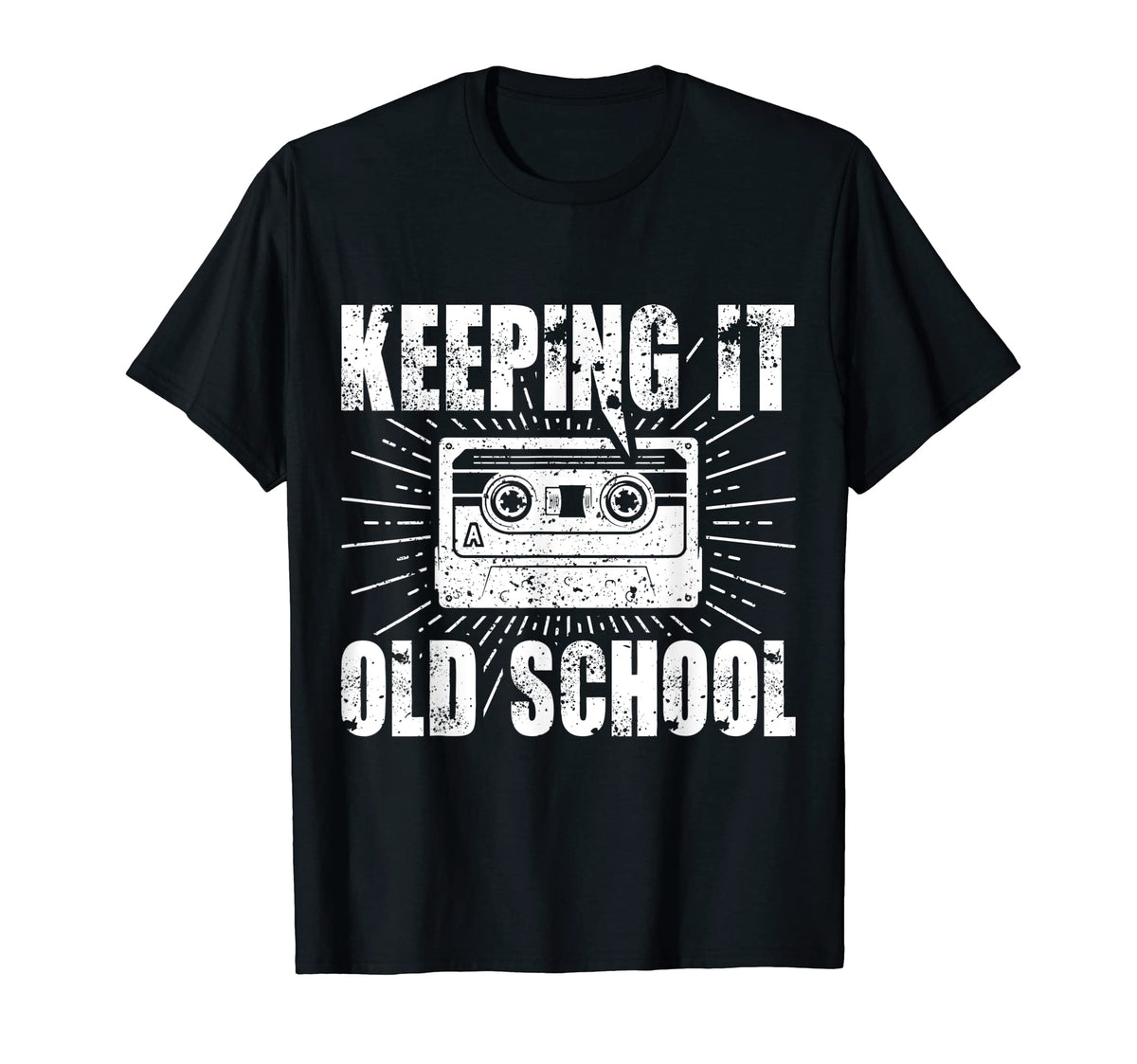 Keeping It Oldschool Music Tape Hip Hop T-Shirt - Trendy Graphic Men Women