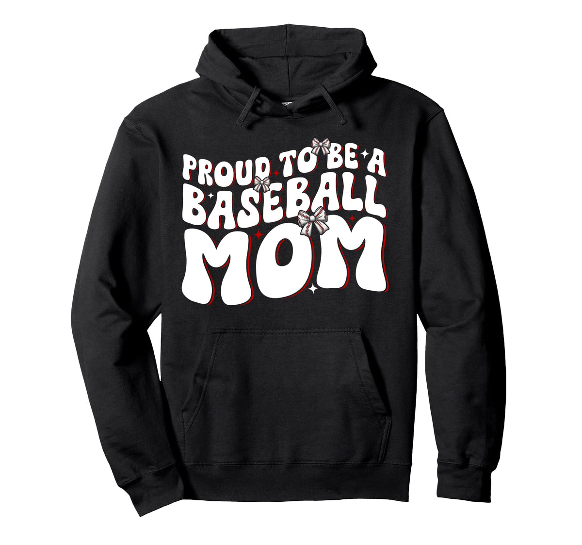 Proud To Be Baseball Mom Baseball Hoodie - Streetwear Style for Adults