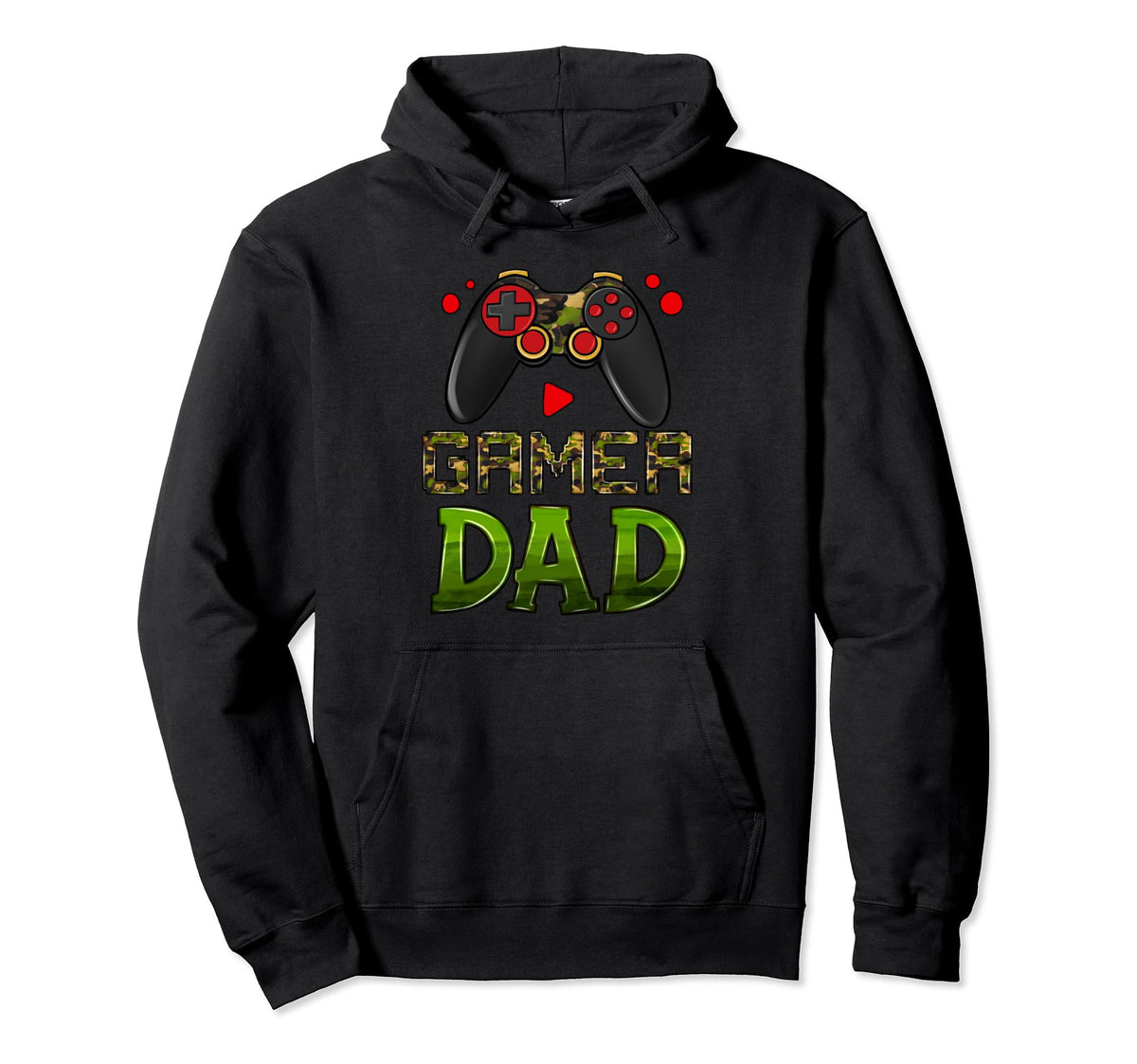 Gamer Dad Video Game Dad Best Gamer Hoodie - Casual Everyday Wear Unisex