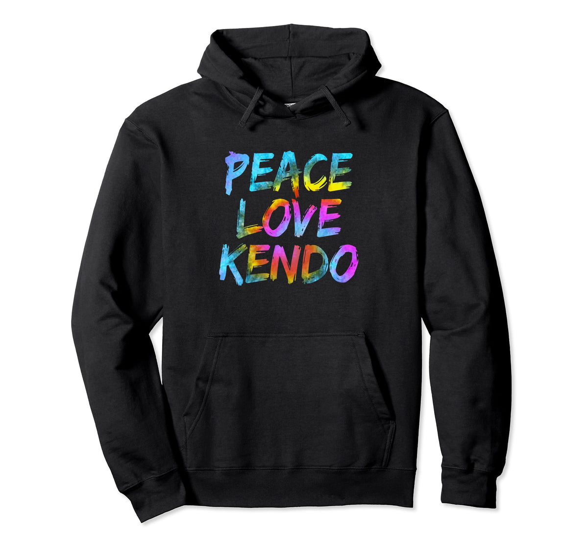 Kendo Japan Sword Art Peace Love Kendo Hoodie - Minimalist Print Men Women
