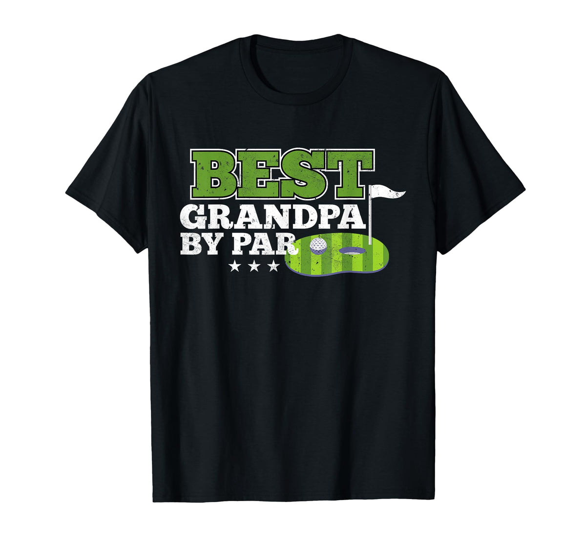 Best Grandpa Par Fathers Day T-Shirt - Casual Everyday Wear for Adults