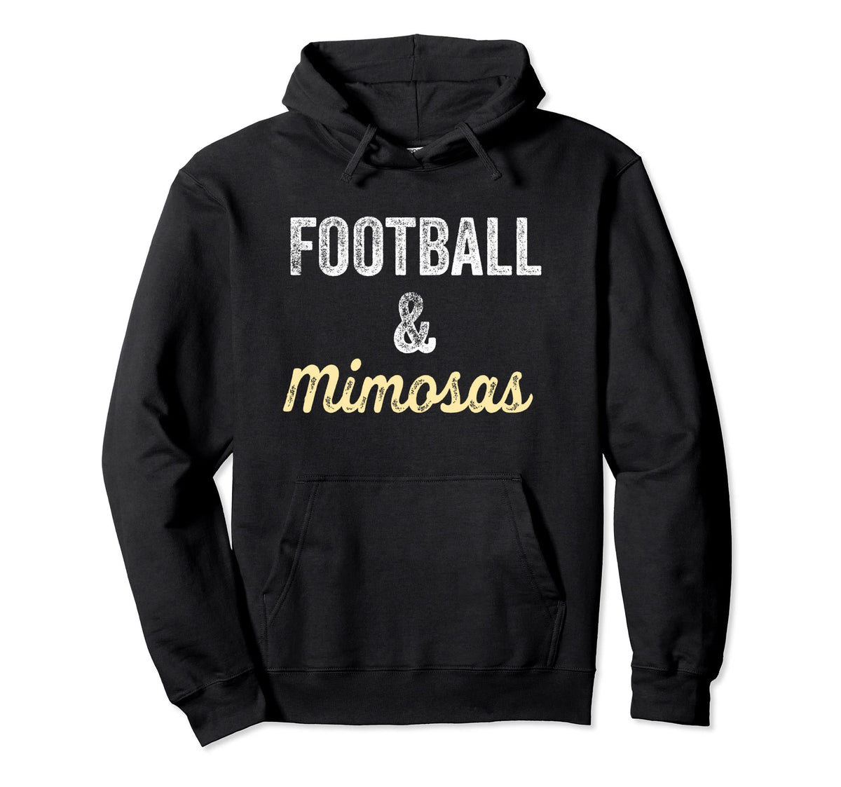 Football Mimosas Gift Game Day Sunday Mom Hoodie - Novelty Apparel Unisex
