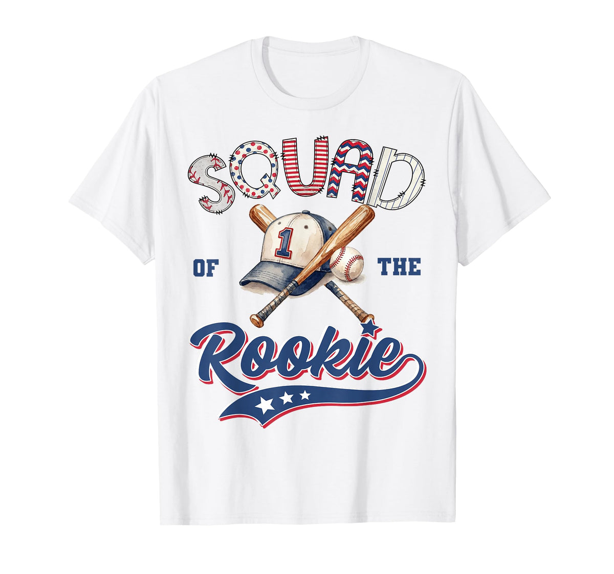 Squad Rookie Year 1St Birthday T-Shirt - Streetwear Style for Adults