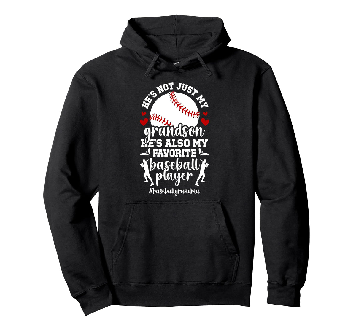 Proud Baseball Grandma Baseball Hoodie - Streetwear Style for Adults