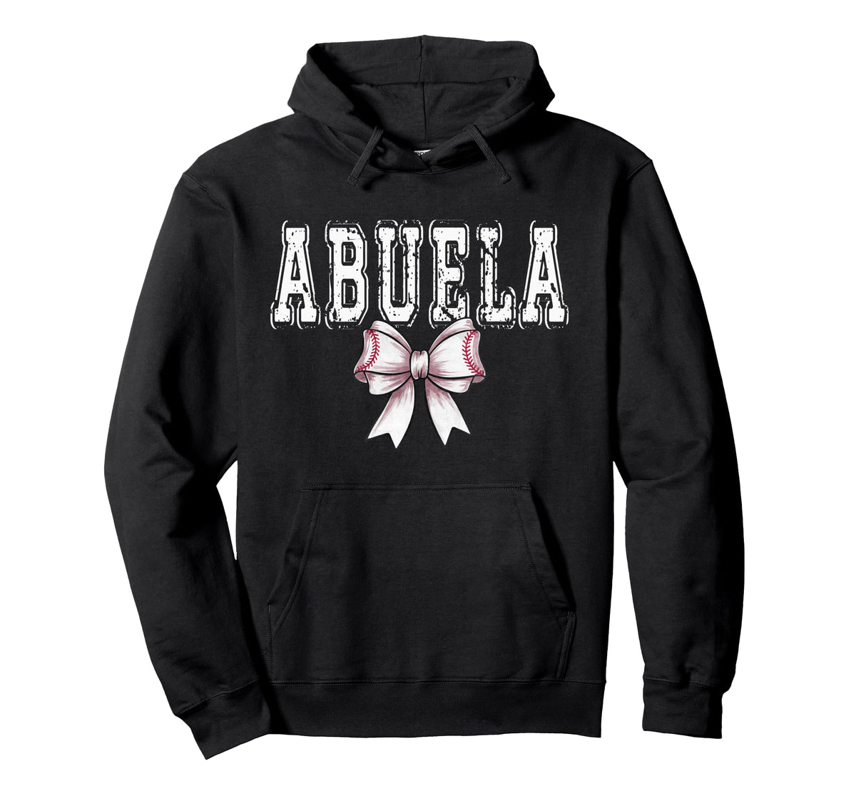 Coquette Baseball Abuela Spirit Hoodie - Streetwear Style for Adults