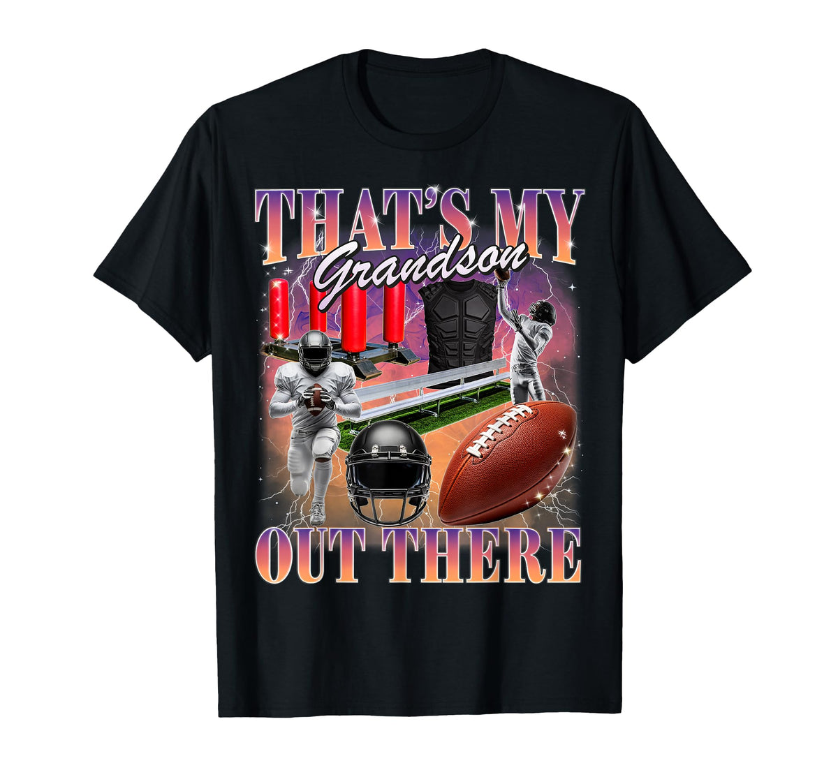 Thats My Grandson Out There 90S T-Shirt - Streetwear Style for Adults