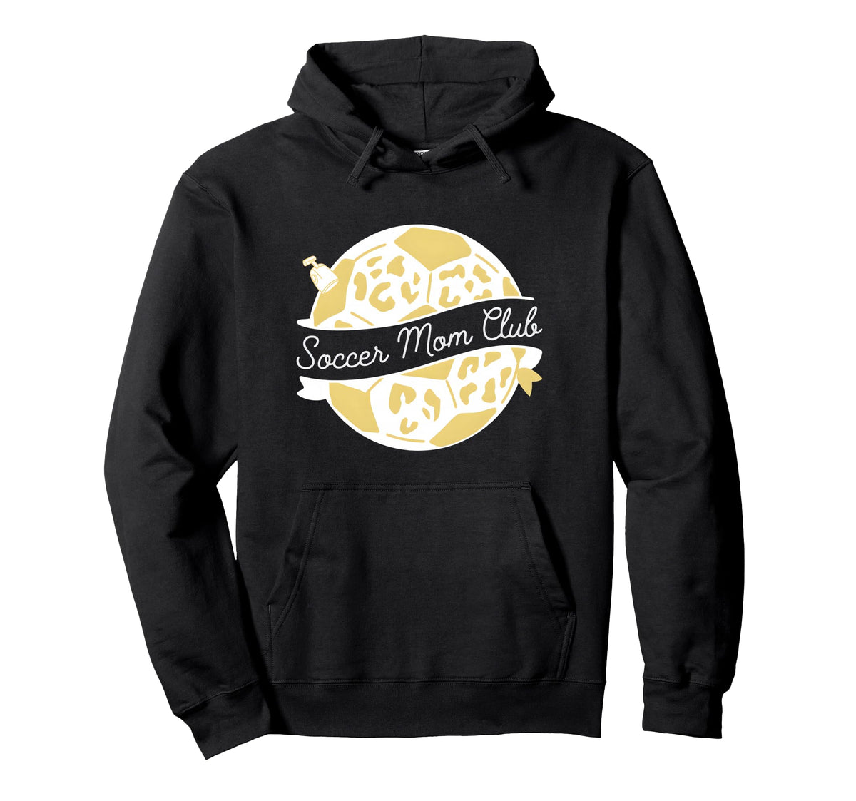 Soccer Mom Club Leopard Soccer Mom Hoodie - Minimalist Print Unisex