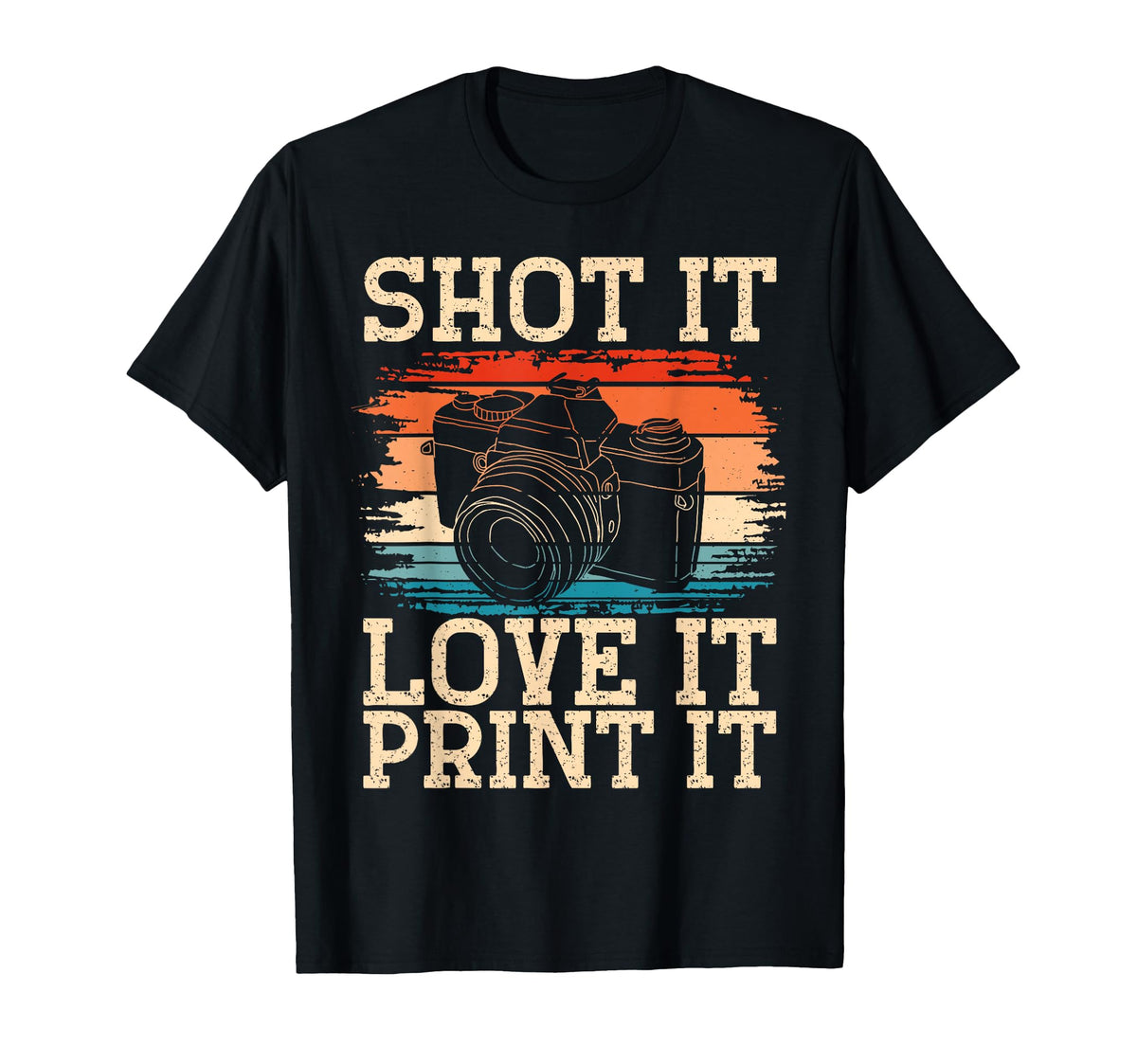 Photo Camera Photographer Flash T-Shirt - Streetwear Style Men Women
