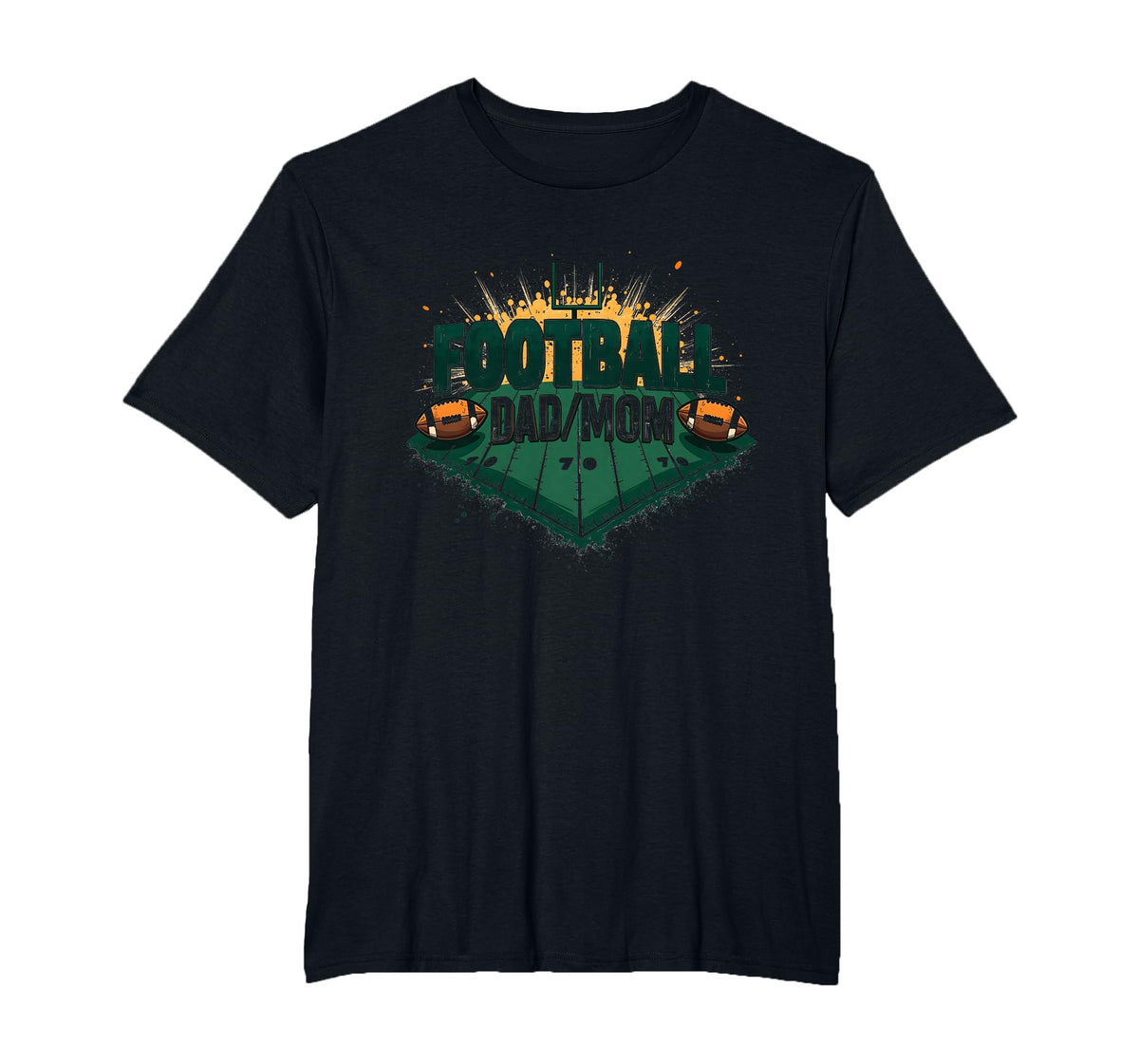 Football Dad Mom Proud Parent Game Day T-Shirt - Unique Graphic for Adults