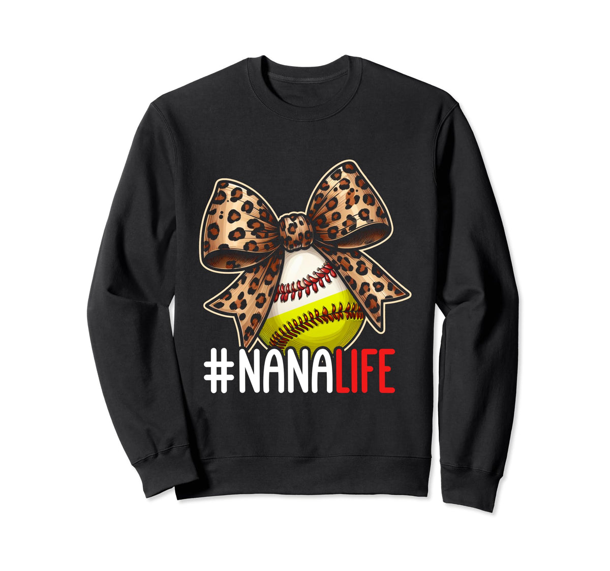 Nana Ballers Softball Baller Sweatshirt - Streetwear Style for Adults