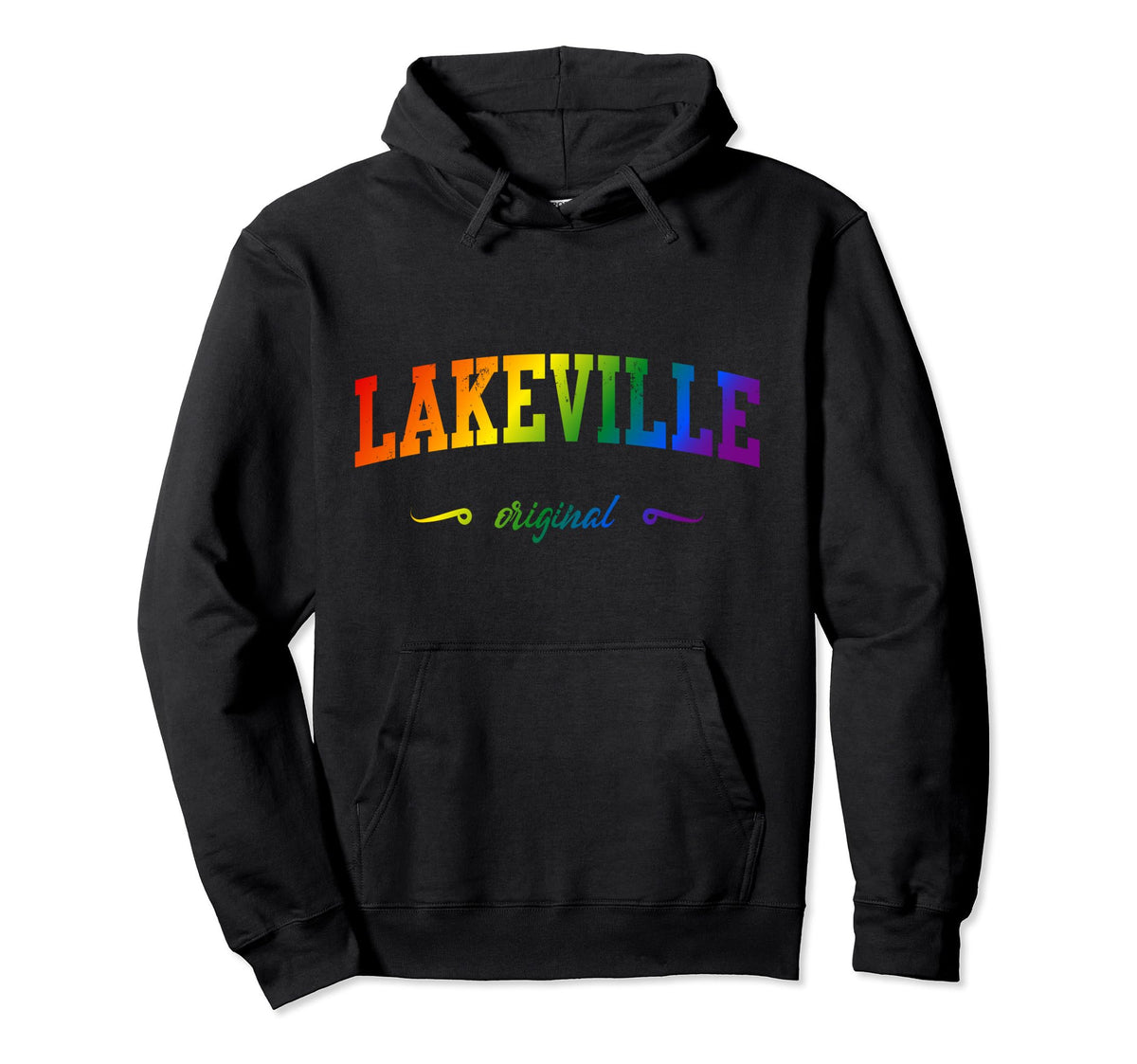 Lakeville Minnesota Lgbtqai Rainbow Hoodie - Trendy Graphic for Adults
