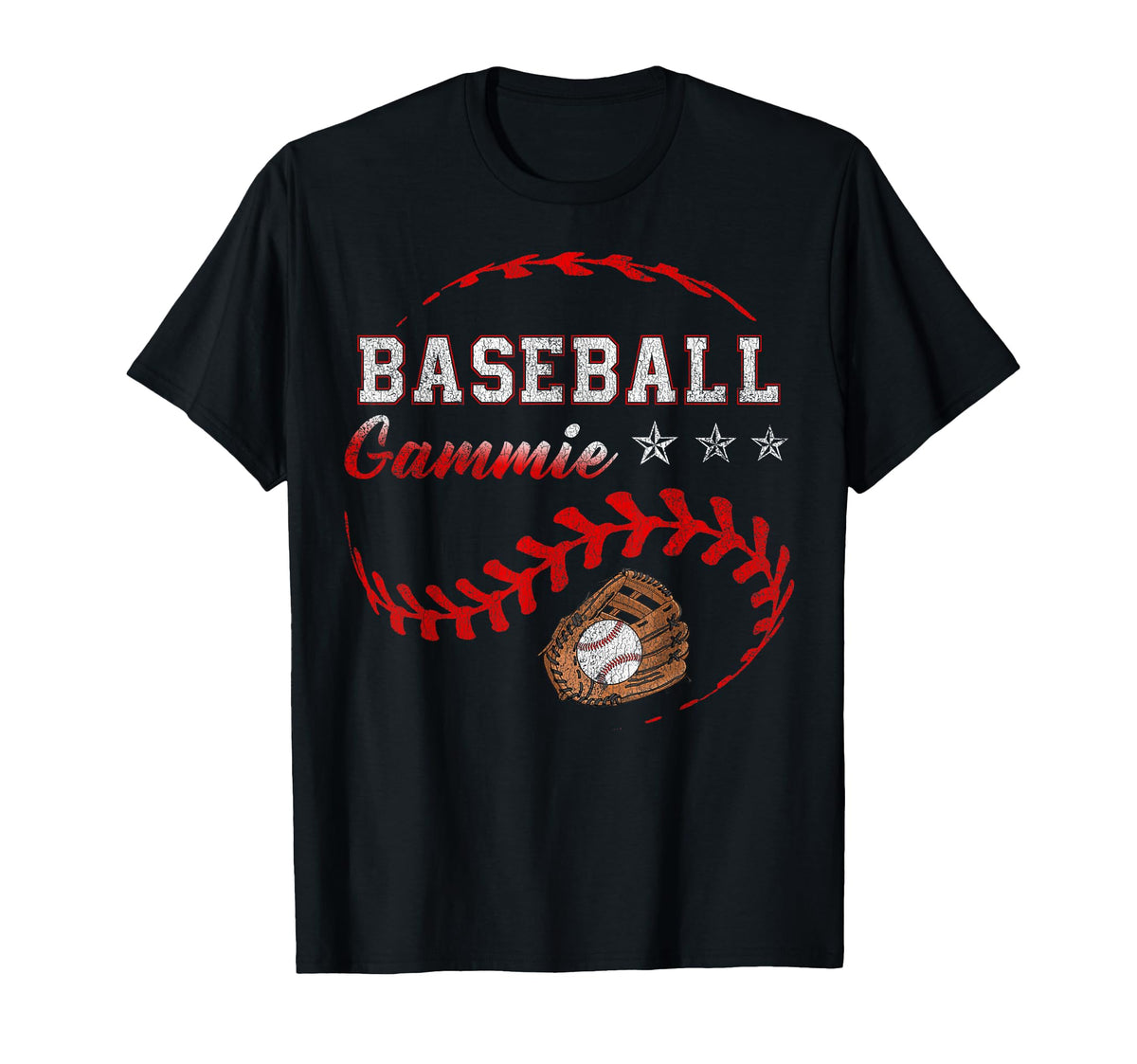 Baseball Gammie Funny Baseball Family T-Shirt - Aesthetic Graphic Unisex