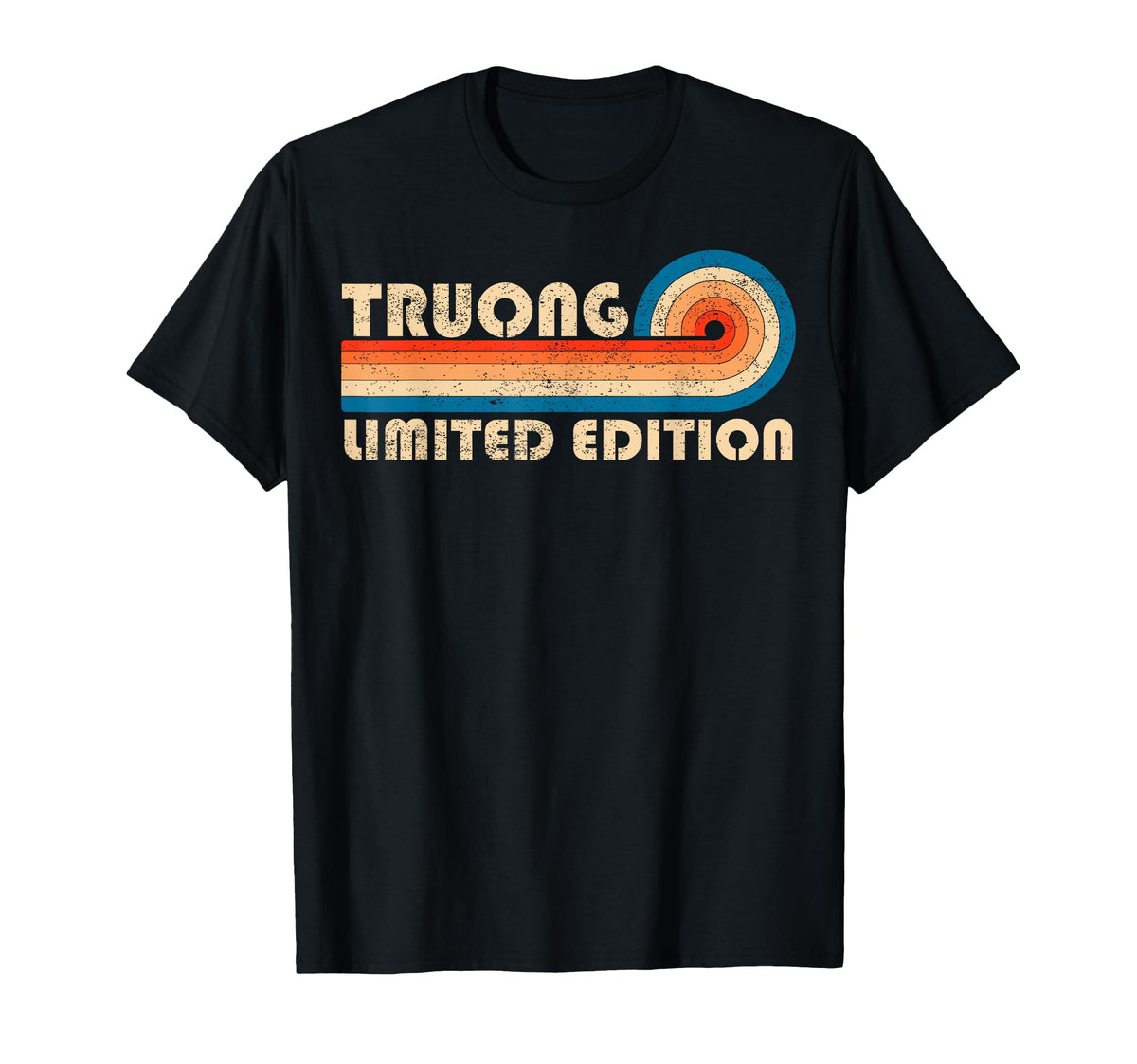Truong 70S 80S Sunset Stripe T-Shirt - Streetwear Style Men Women