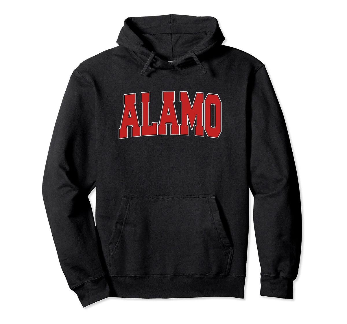 Alamo Tx Texas Varsity Usa Sports Hoodie - Trendy Graphic Unisex