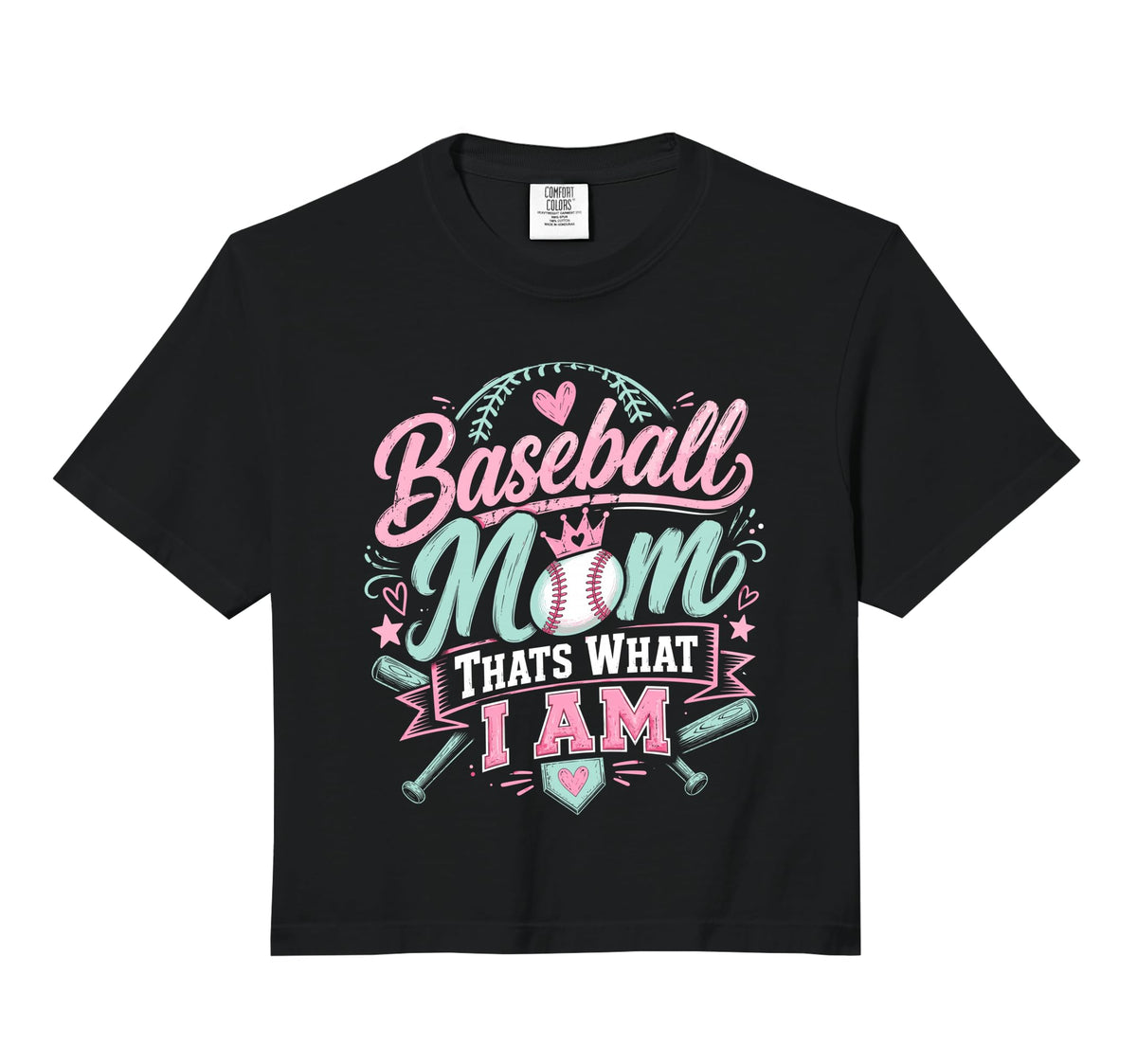 Baseball Mom Thats What I Am Proud T-Shirt - Fun Novelty Design Men Women