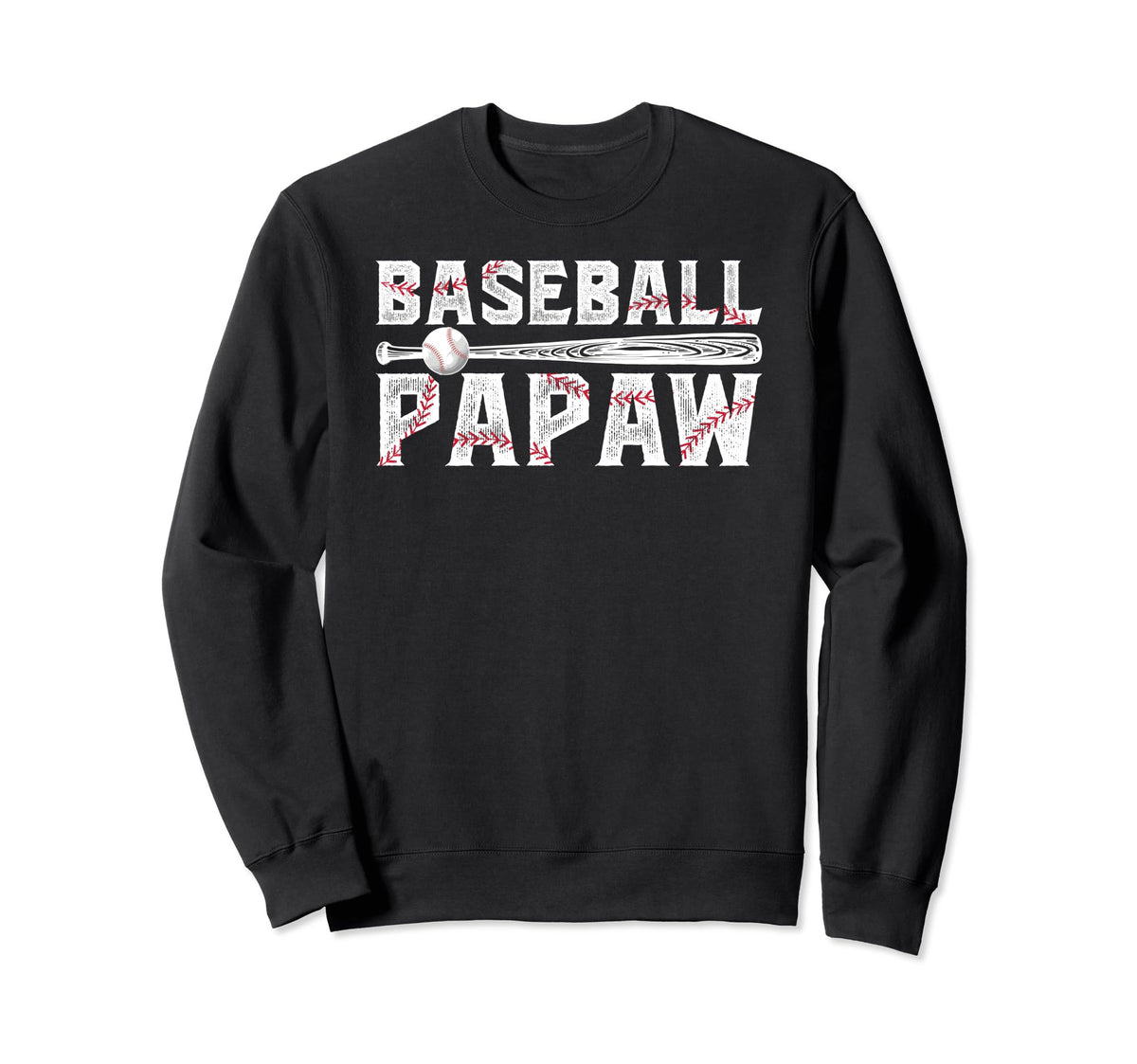 Baseball Papaw Proud Grandpa Papaw Sweatshirt - Streetwear Style Unisex