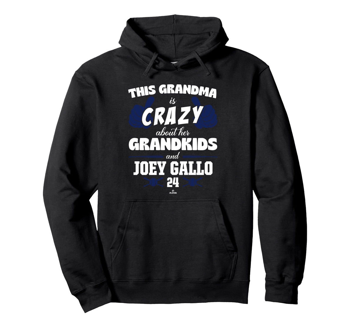Grandma Crazy Joey Gallo Washington Hoodie - Trendy Graphic Men Women
