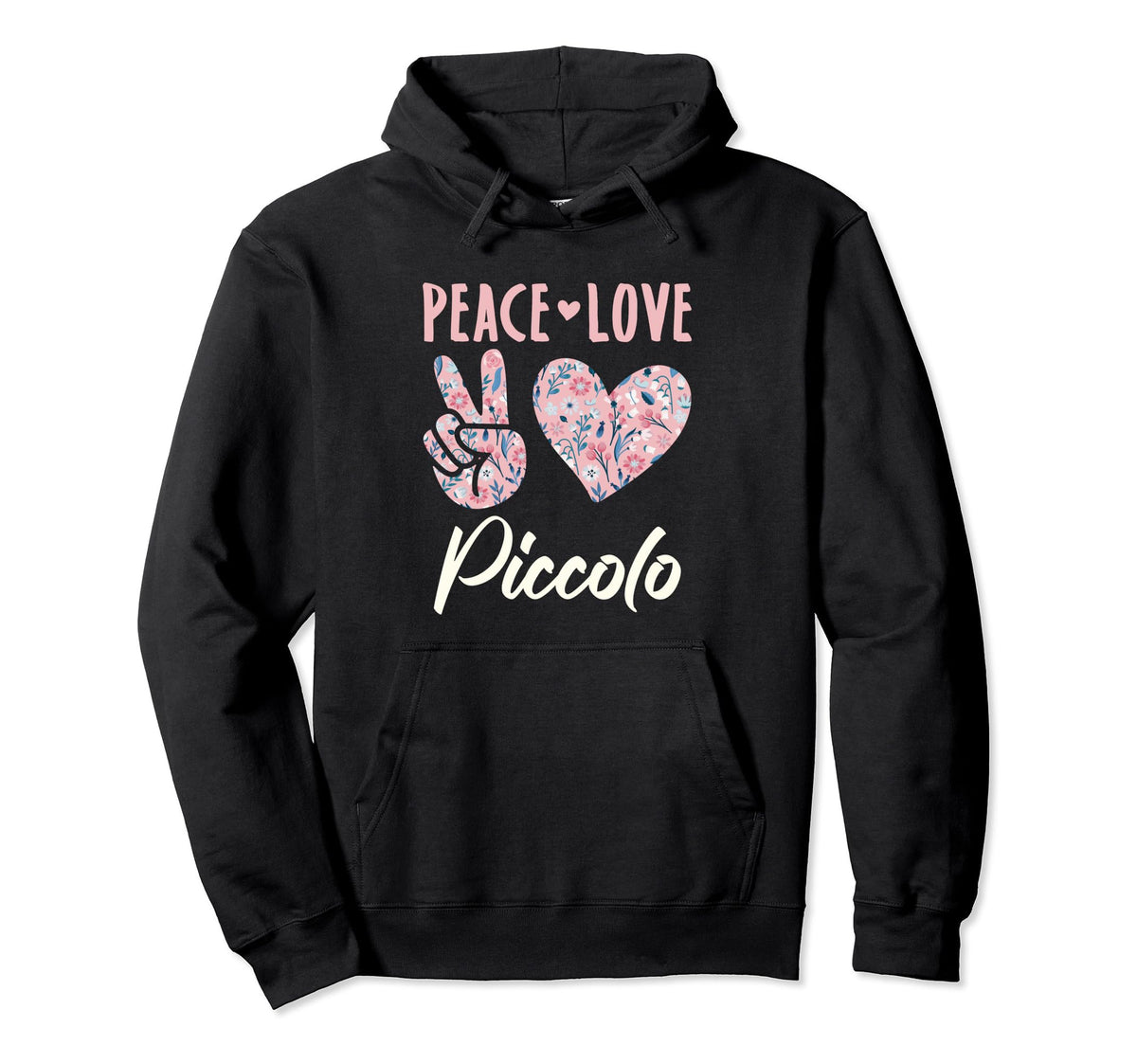 Peace Love Piccolo Player Gifts And T-Shirt - Streetwear Style Unisex