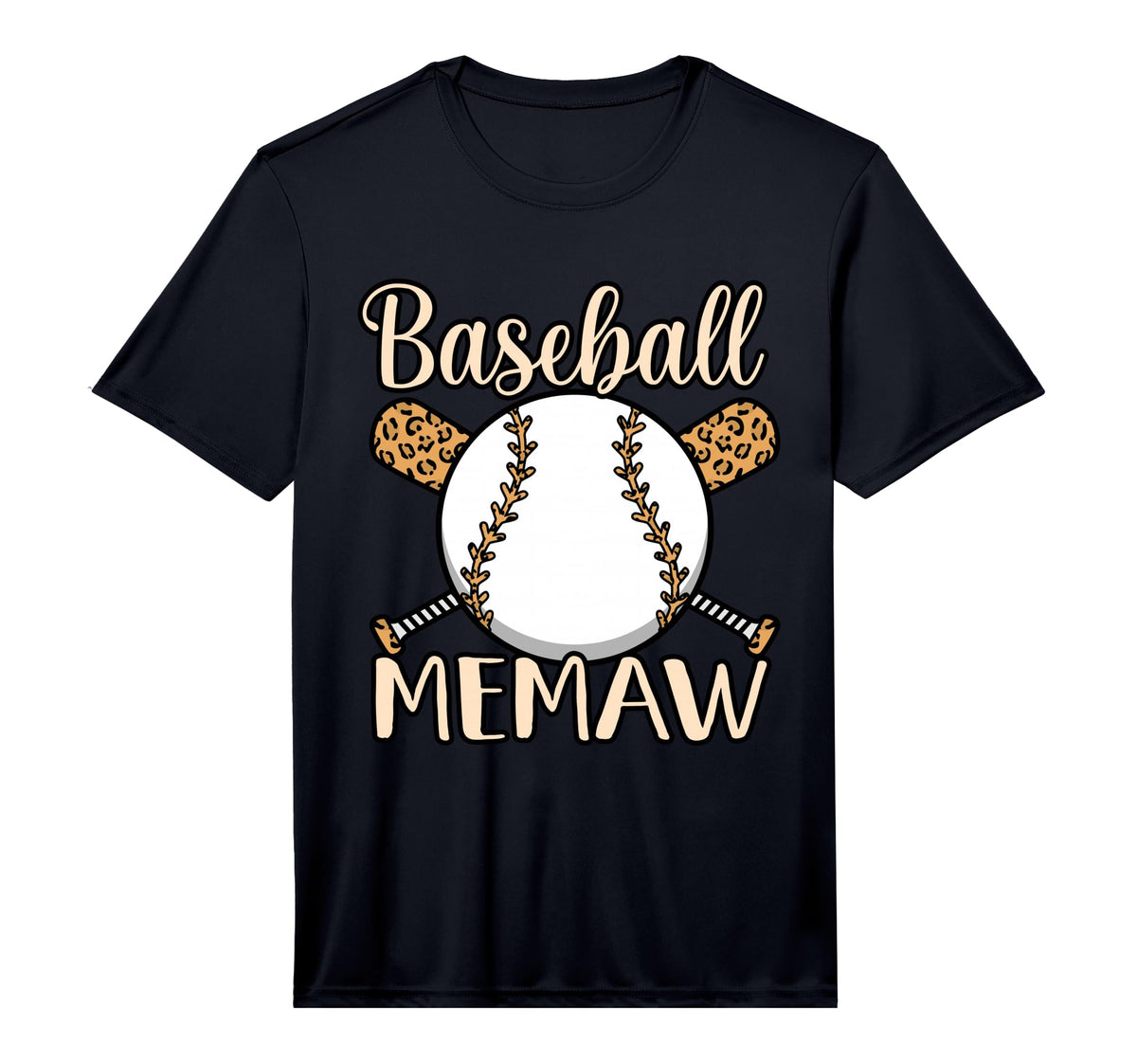 Baseball Memaw Sports Player Lover T-Shirt - Custom Art Print Men Women