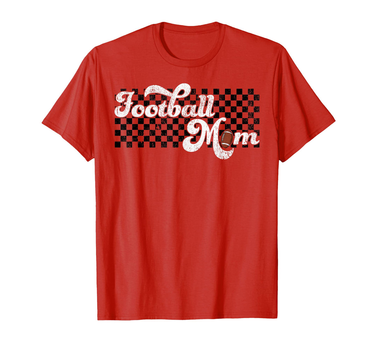 Football Mom Football Mama Game T-Shirt - Custom Art Print for Adults