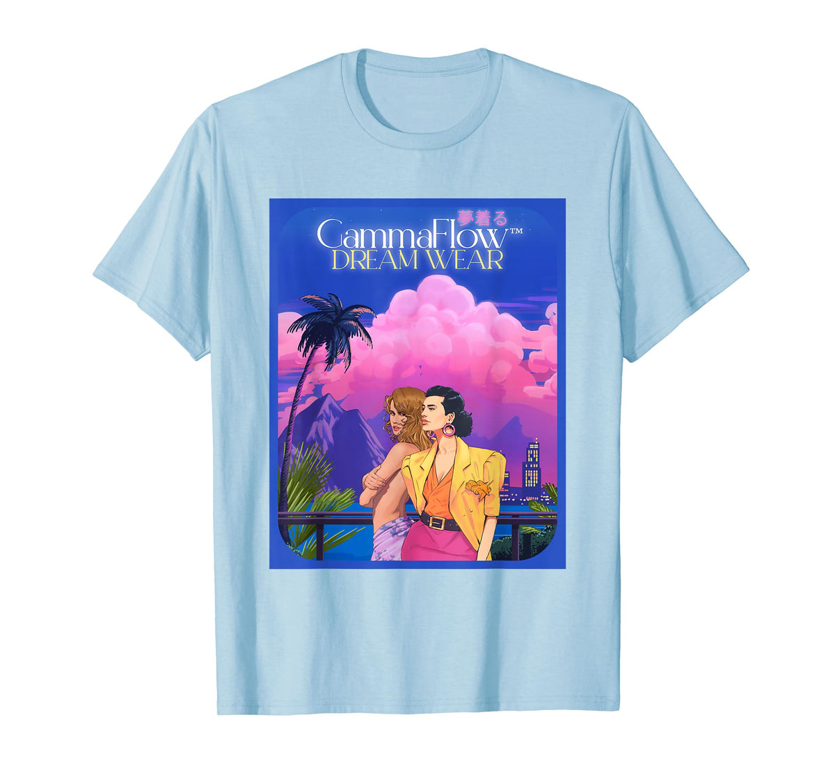Gammaflow Dream Wear Vaporwave Aesthetic T-Shirt - Trendy Graphic Men Women