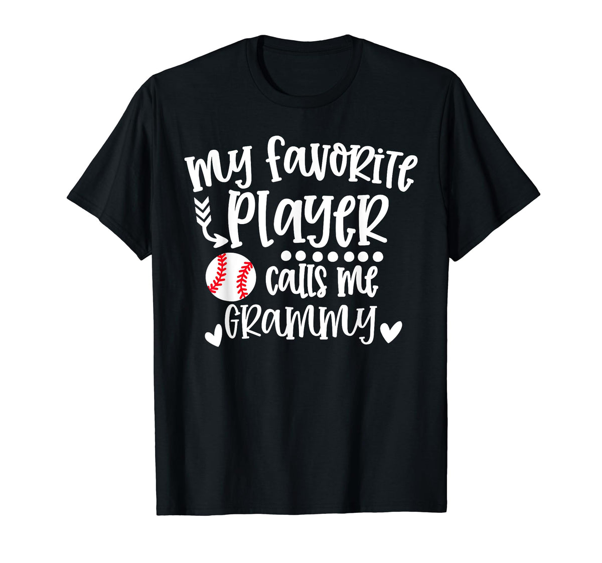 My Favorite Baseball Player Calls Me T-Shirt - Trendy Graphic for Adults