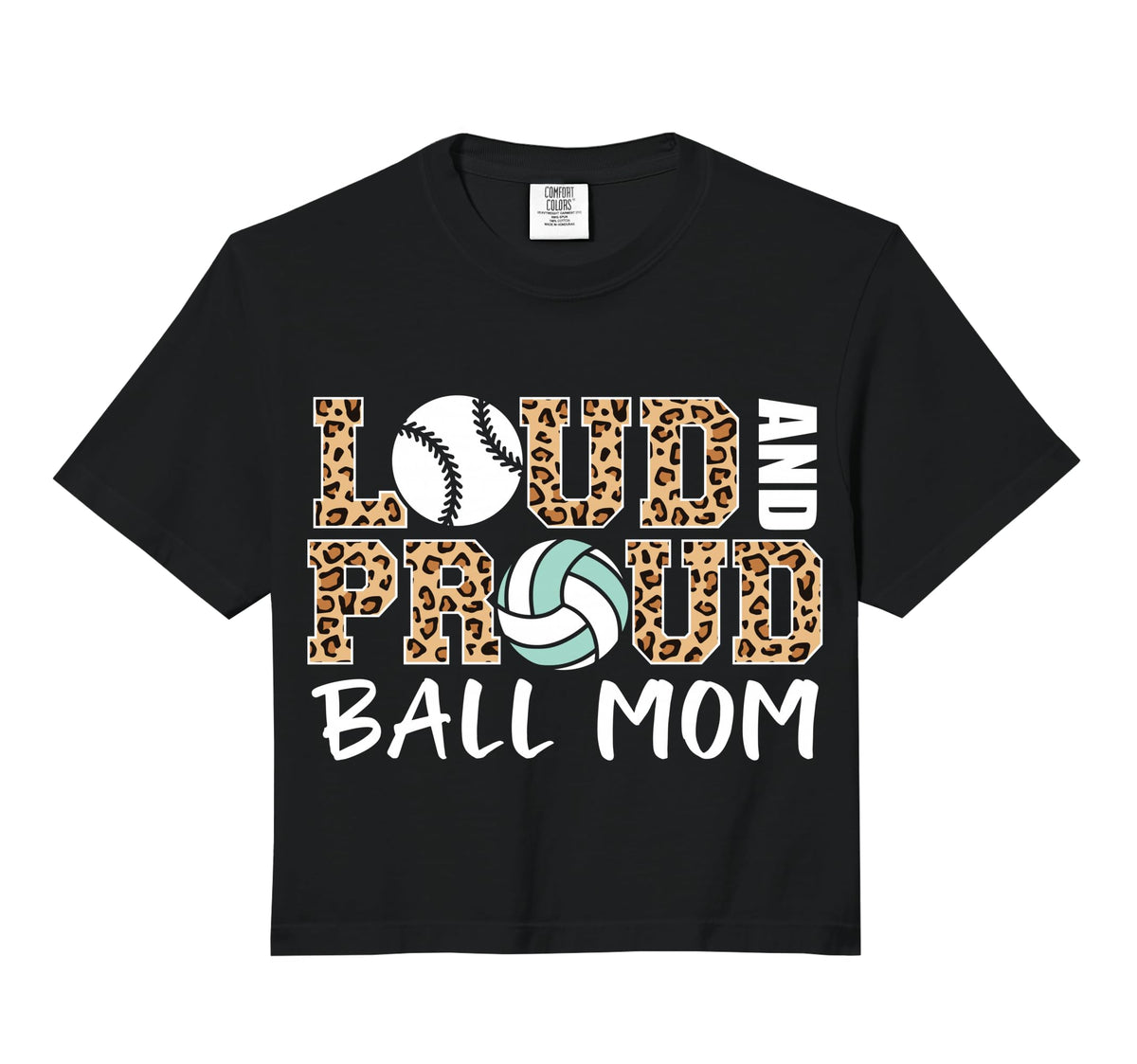 Loud And Proud Ball Mom Leopard Baseball Hoodie - Streetwear Style Unisex