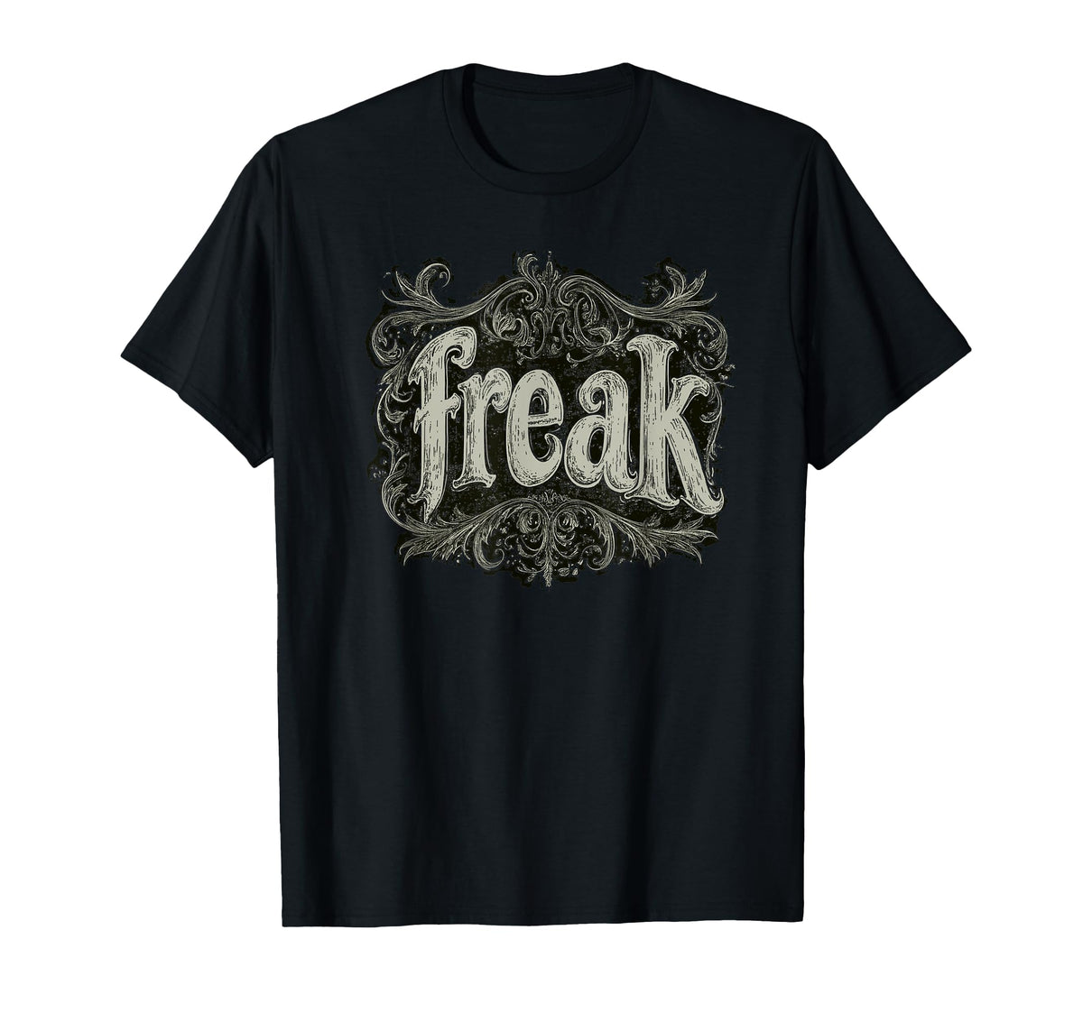 Freak Gothic Alt Grunge Hip Hop Y2K T-Shirt - Casual Everyday Wear Unisex