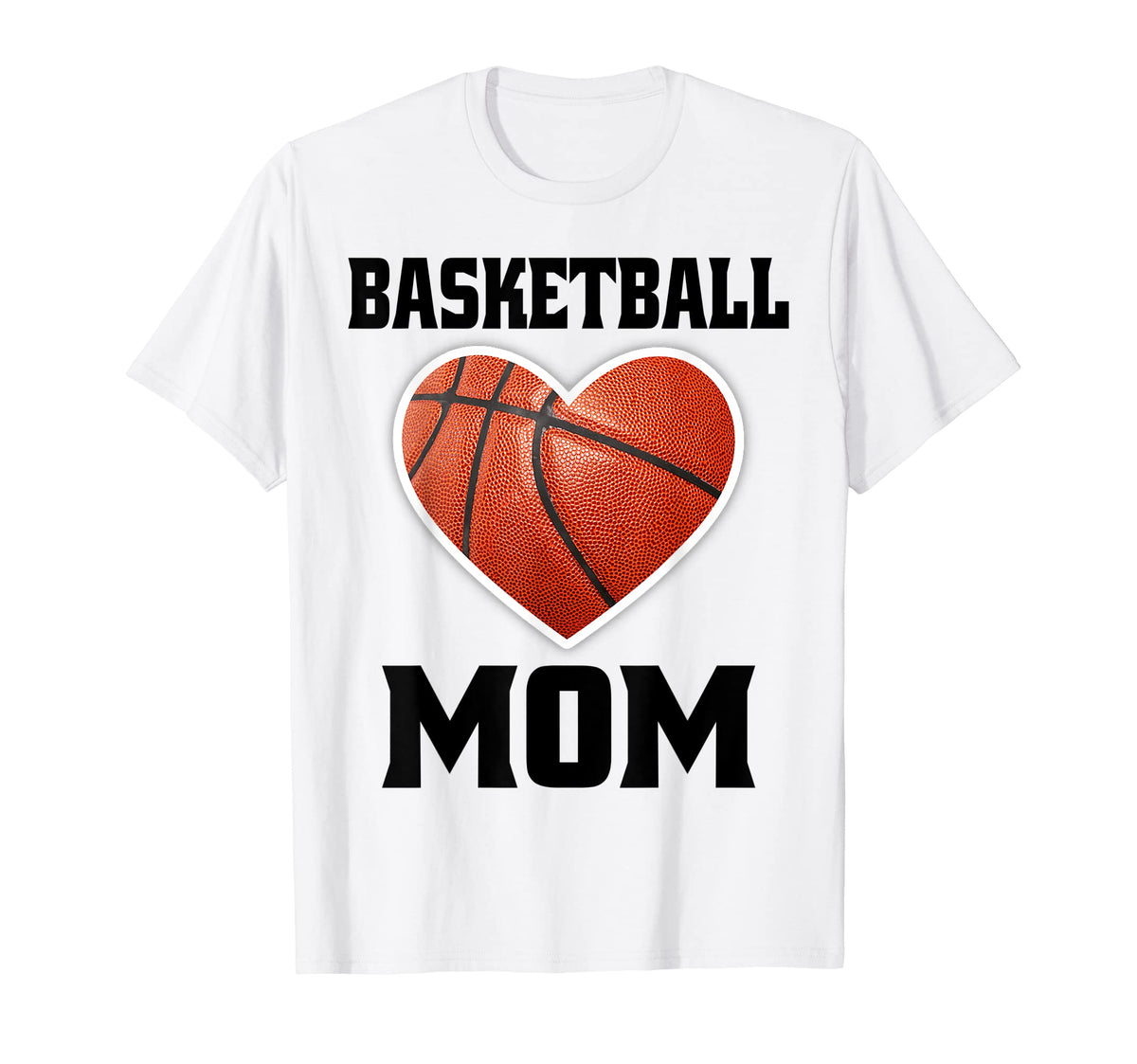 Basketball Mom Love Heart Game Day T-Shirt - Aesthetic Graphic Men Women