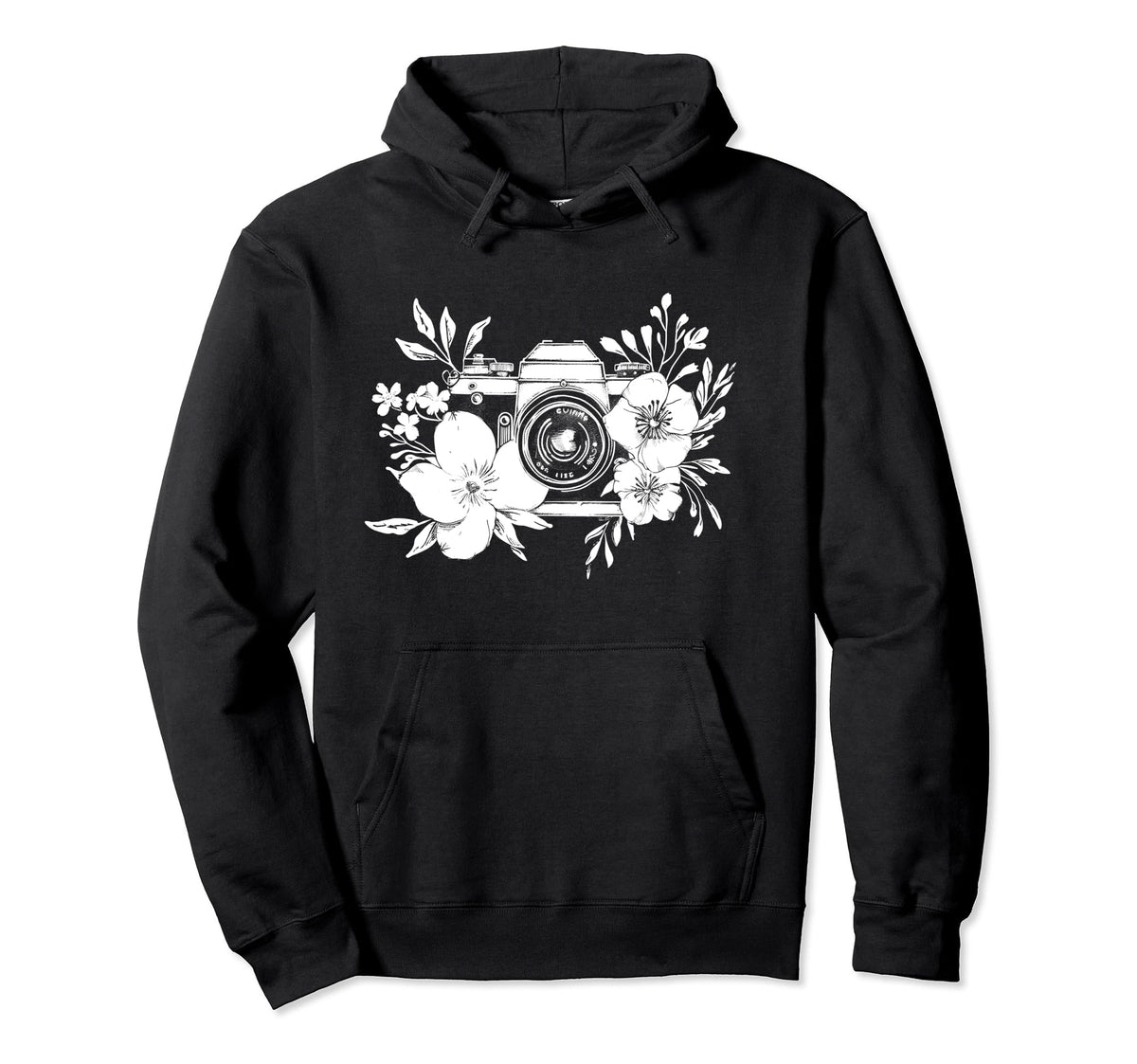 Photographer Camera Flowers Photography Hoodie - Novelty Apparel Men Women