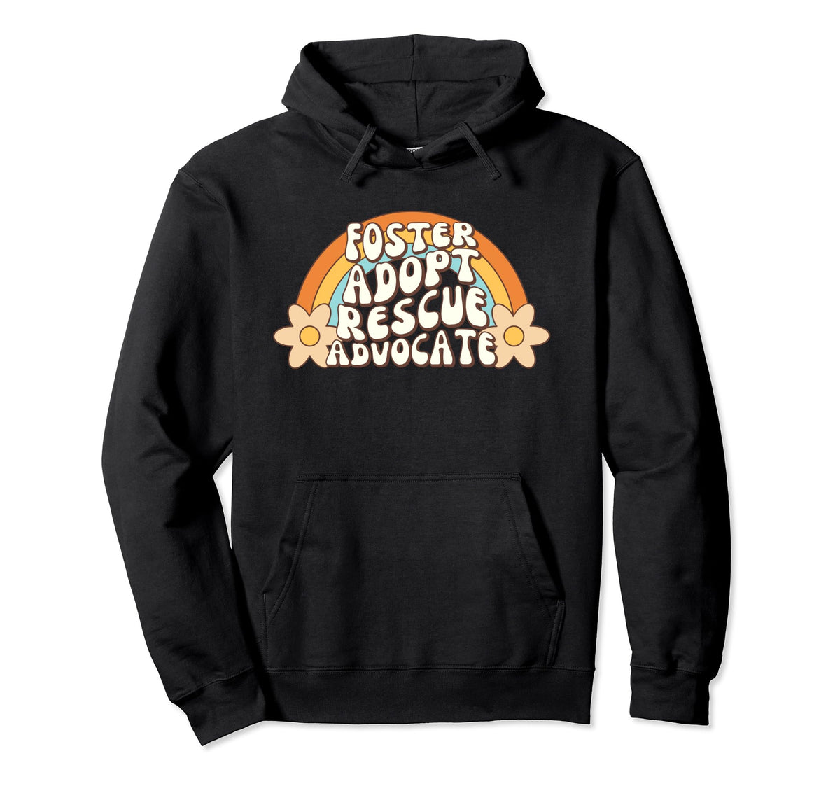 Foster Adopt Rescue Advocate Animal Rescue Hoodie - Trendy Graphic Unisex