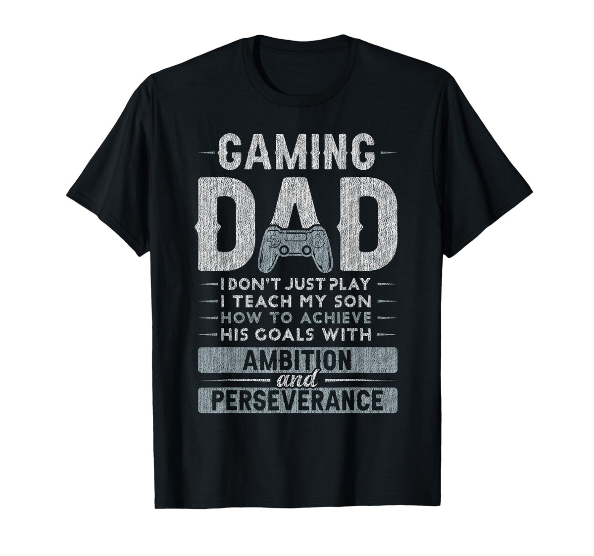 Gaming Dad Father Son Fathers Day Video T-Shirt - Streetwear Style Unisex