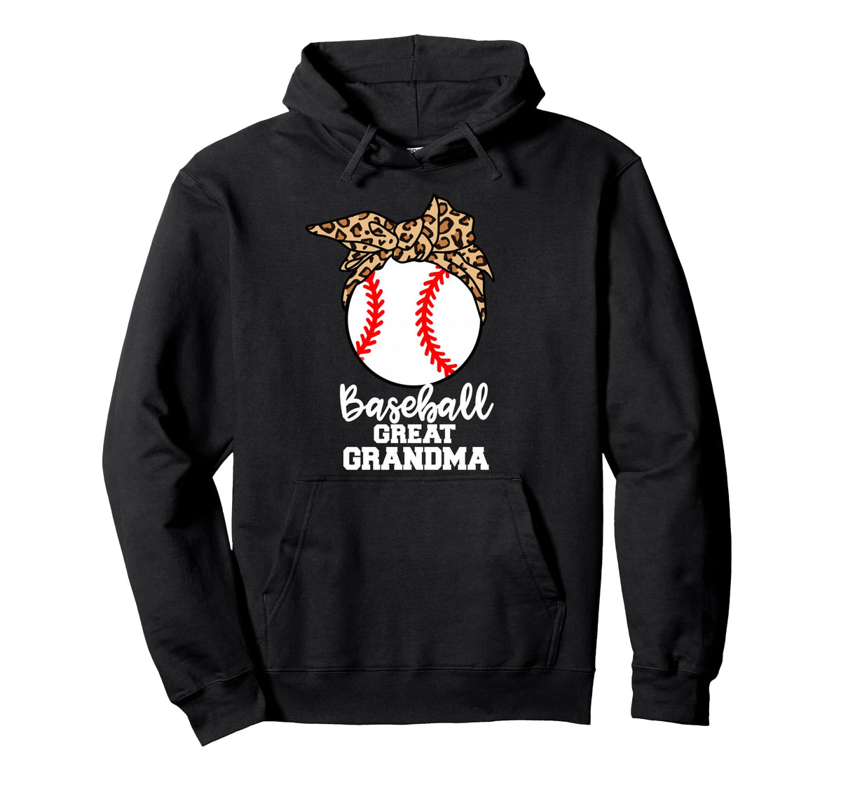 Baseball Great Grandma Funny Baseball Hoodie - Streetwear Style for Adults