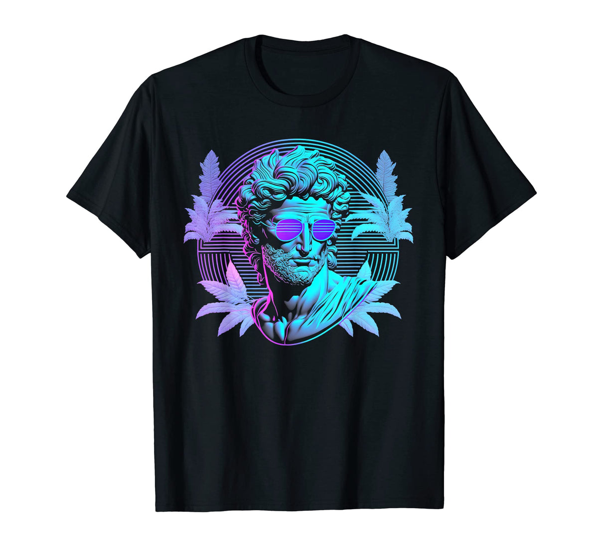 Greek Statue Vaporwave Retrowave T-Shirt - Streetwear Style Men Women