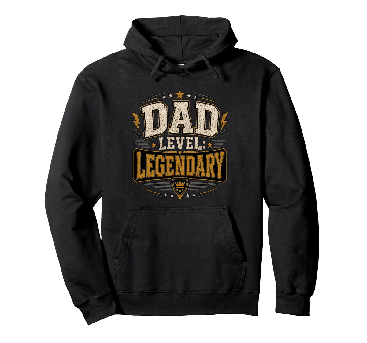 Gifts Dad Level Legendary Papa Husband Hoodie - Unique Graphic Men Women