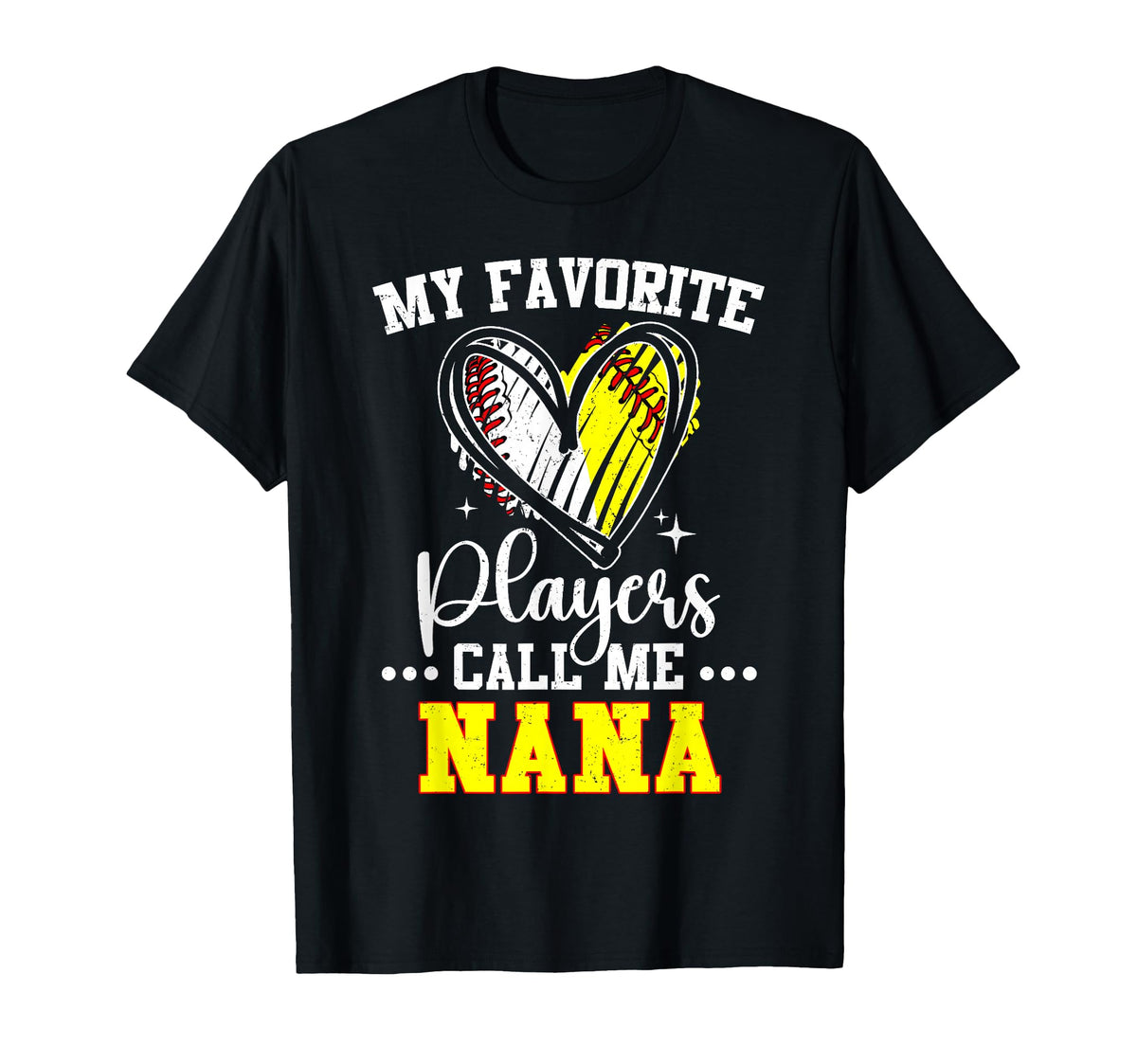 My Favorite Baseball Softball T-Shirt - Casual Everyday Wear Men Women