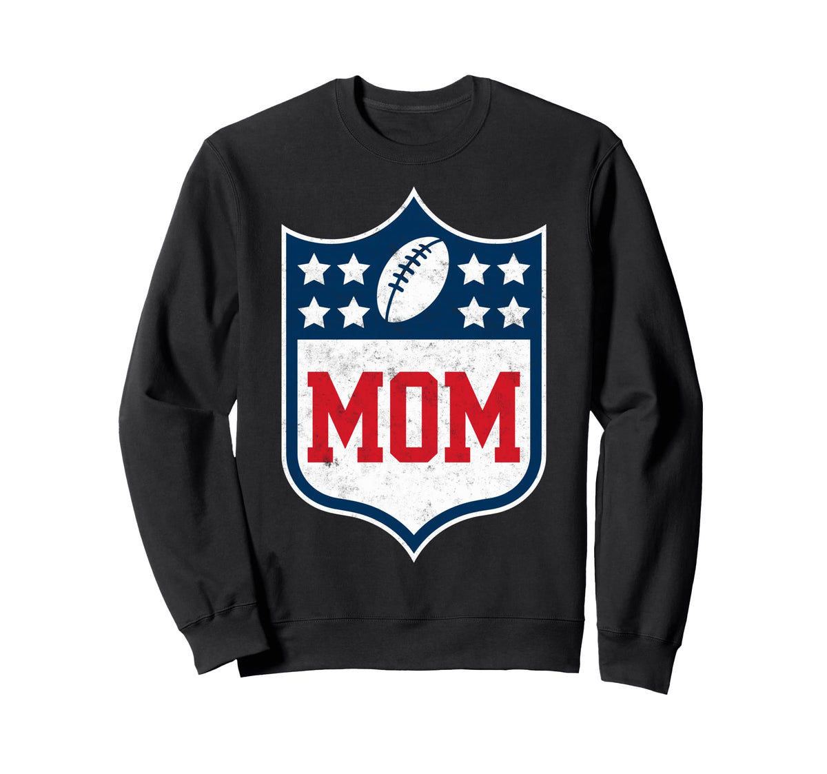 Proud Football Players Mom Sweatshirt - Casual Everyday Wear for Adults