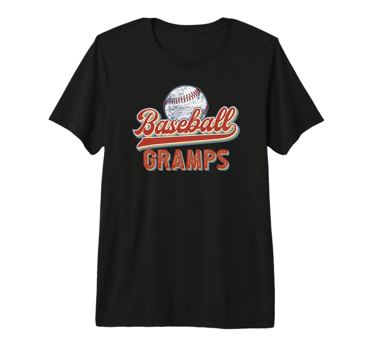 Mens Baseball Gramps Grandpa Best T-Shirt - Trendy Graphic Men Women
