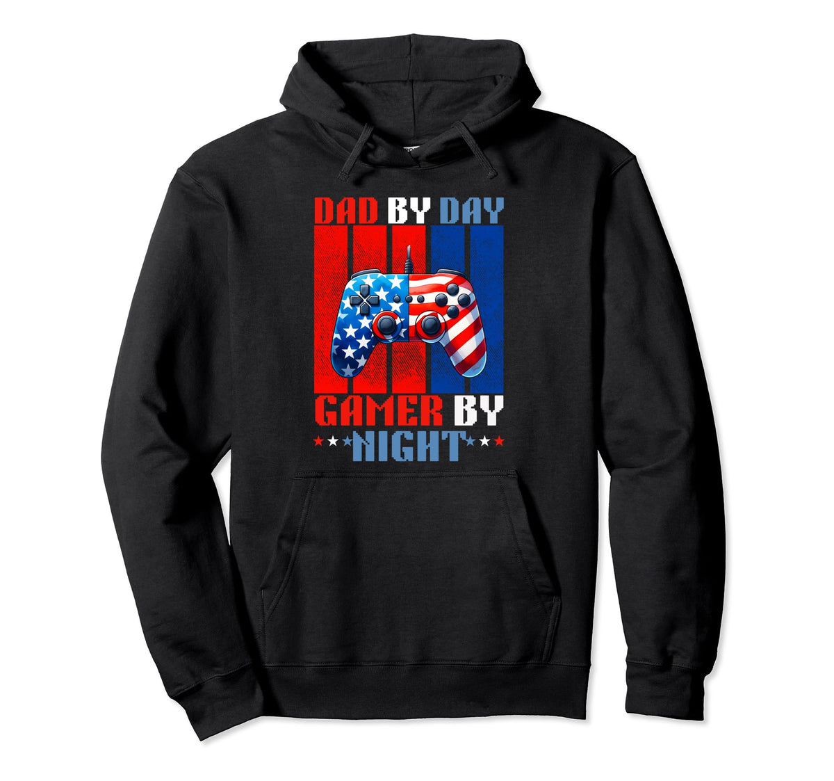 Dad Day Gamer Night Gaming Dad Hoodie - Casual Everyday Wear for Adults