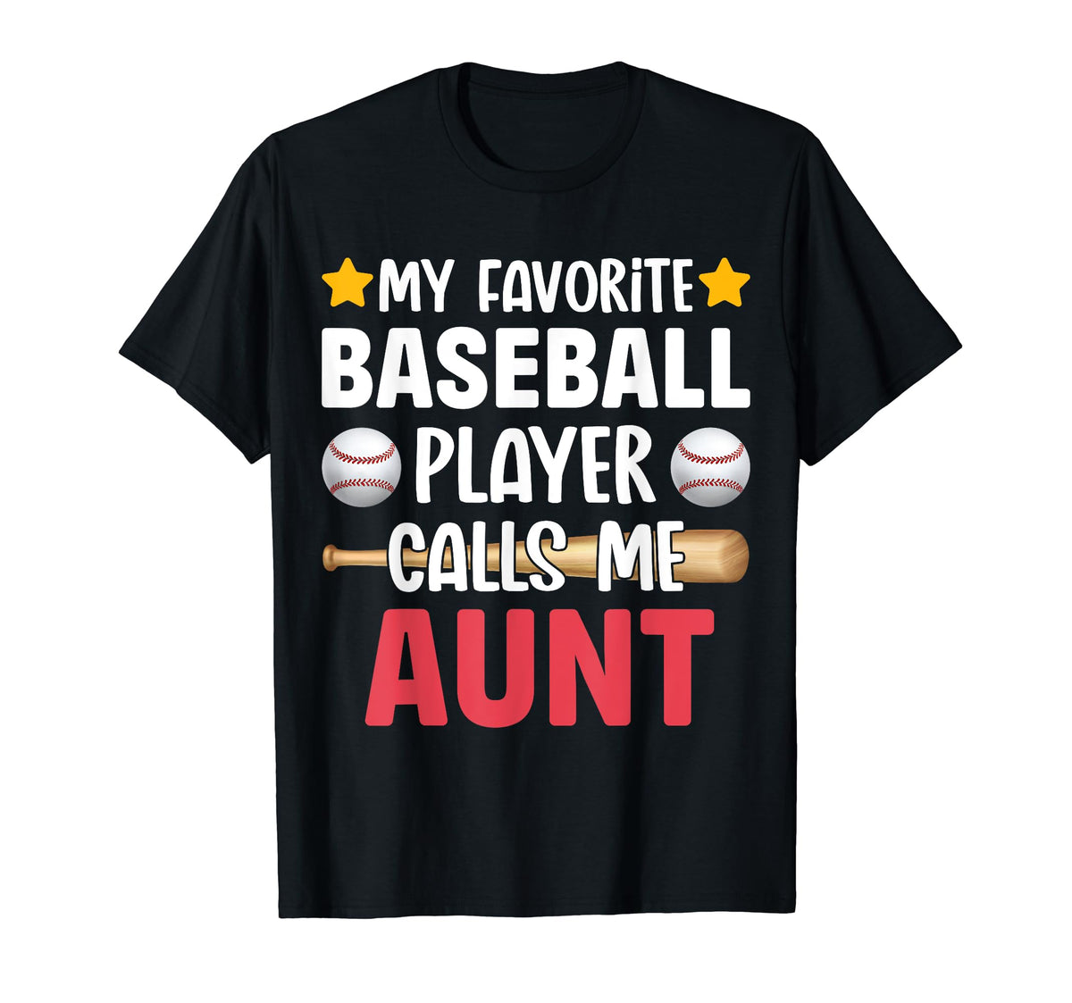My Favorite Baseball Player Calls Me T-Shirt - Casual Everyday Wear Unisex