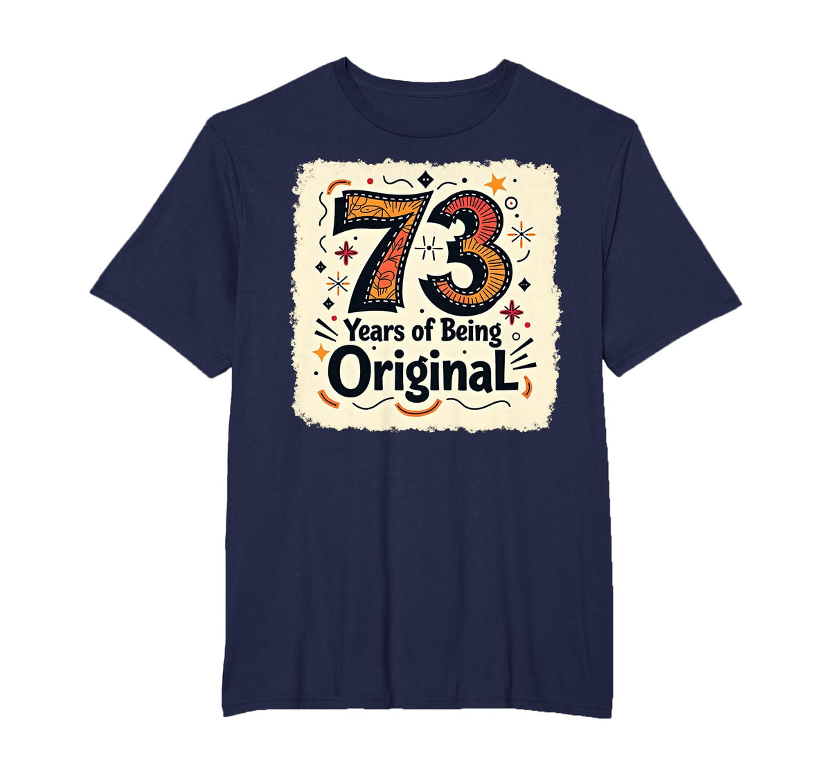 73 Years Original Birthday Gift Mens T-Shirt - Streetwear Style for Adults